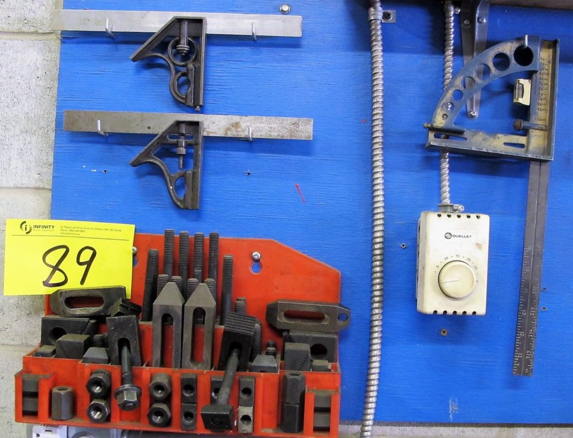 LOT MACHINE HOLD DOWN KIT W/ MEASURING TOOLS