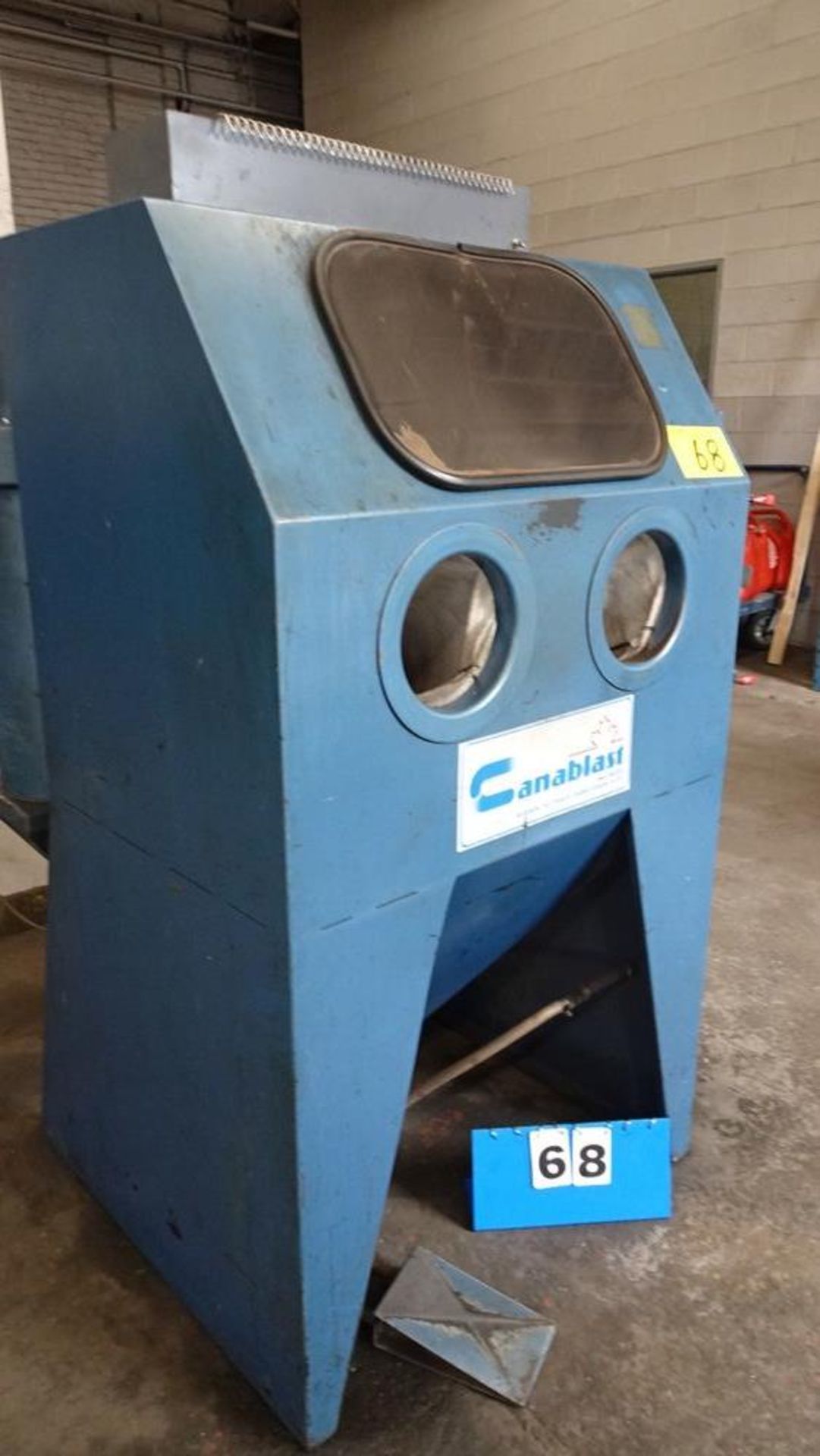 CANABLAST E CAB 3 SANDBLASTING CABINET, 110A, S/N MS 20B1 (RIGGING FEE $25) - Image 2 of 5