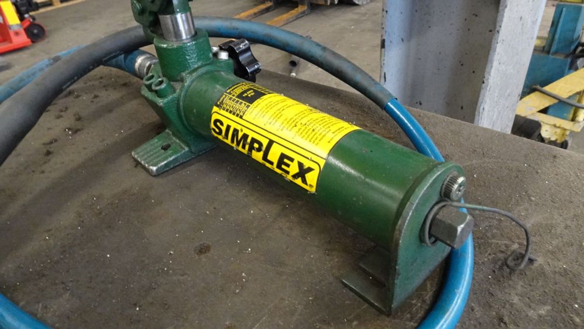 SIMPLEX HYDRAULIC PUMP, 10,000 PSI CAPACITY - Image 3 of 3