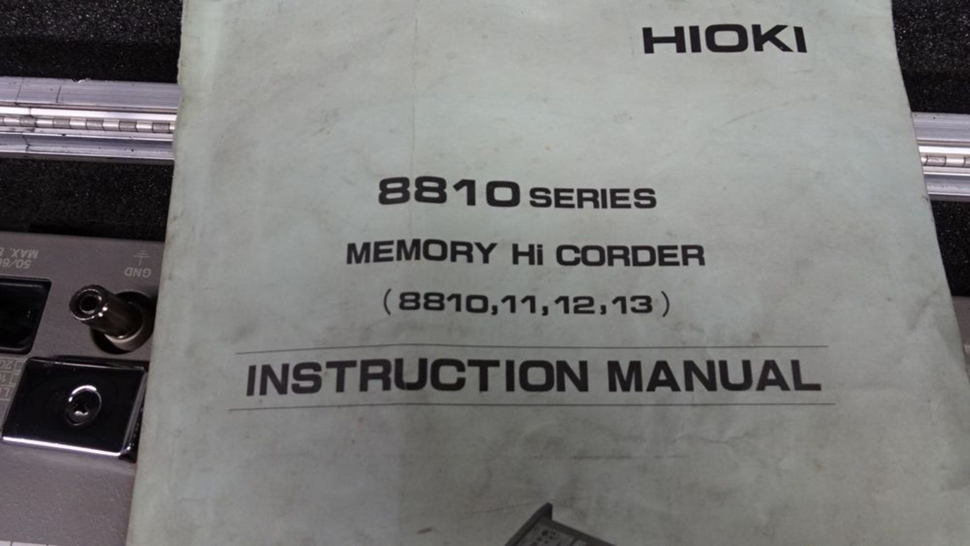 HIOKI 8811 MEMORY HI CORDER, S/N 90153 - Image 2 of 5