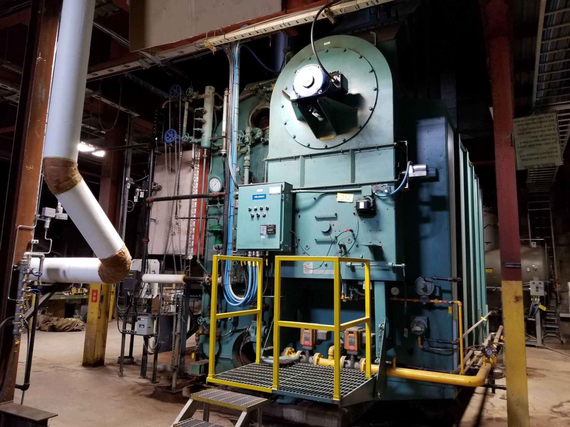 1995 CLEAVER BROOKS DL52-RH WATERTUBE BOILER, 260 PSI, BOILER SQUARE FOOT 3430, WATERWALL SQUARE - Image 25 of 27