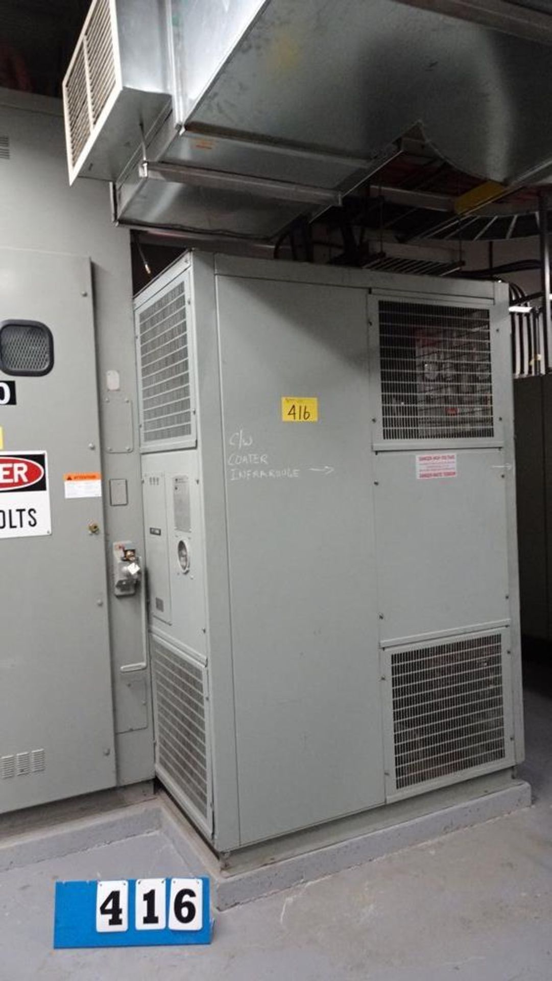 HAMMOND 2400V, 3 PHASE DRY TYPE TRANSFORMER, 3500/4666 KVA, C/W FEDERAL PIONEER 600V, SWITCH, S/N - Image 2 of 9