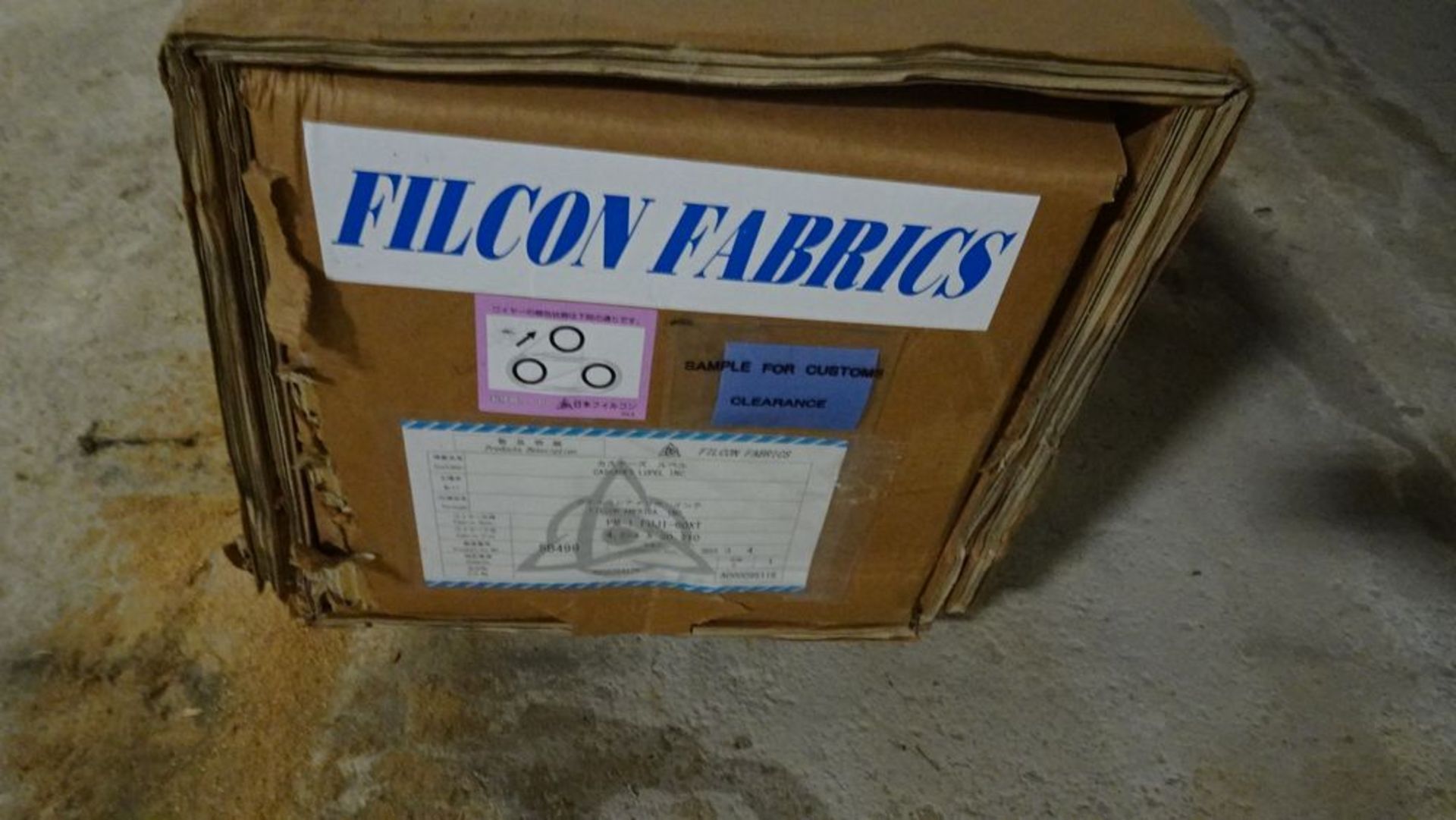 ROLL NIPPON FILCON FABRIC, FUNDRIVER LINER (RIGGING FEE $210) - Image 3 of 3