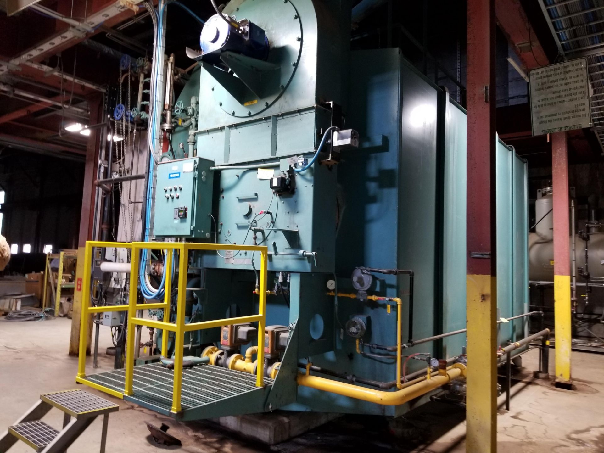 1995 CLEAVER BROOKS DL52-RH WATERTUBE BOILER, 260 PSI, BOILER SQUARE FOOT 3430, WATERWALL SQUARE - Image 19 of 27