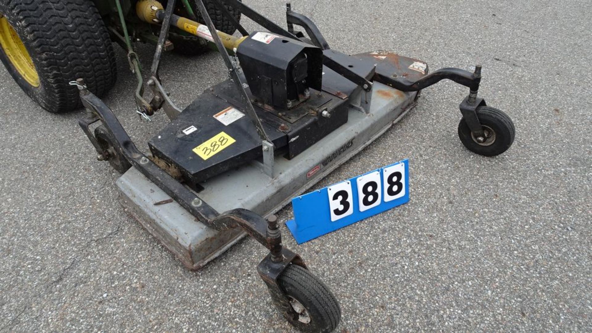 DOUGLAS FM60SD THREE POINT HITCH FINISHING MOWER, S/N 20294