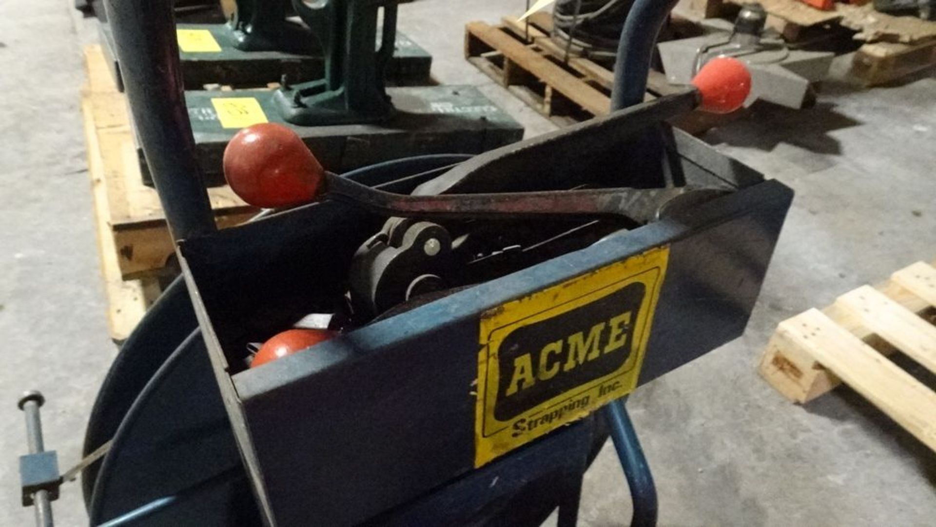 ACME STEEL BANDING DISPENCER C/W TOOLS (RIGGER FEE $25) - Image 2 of 2