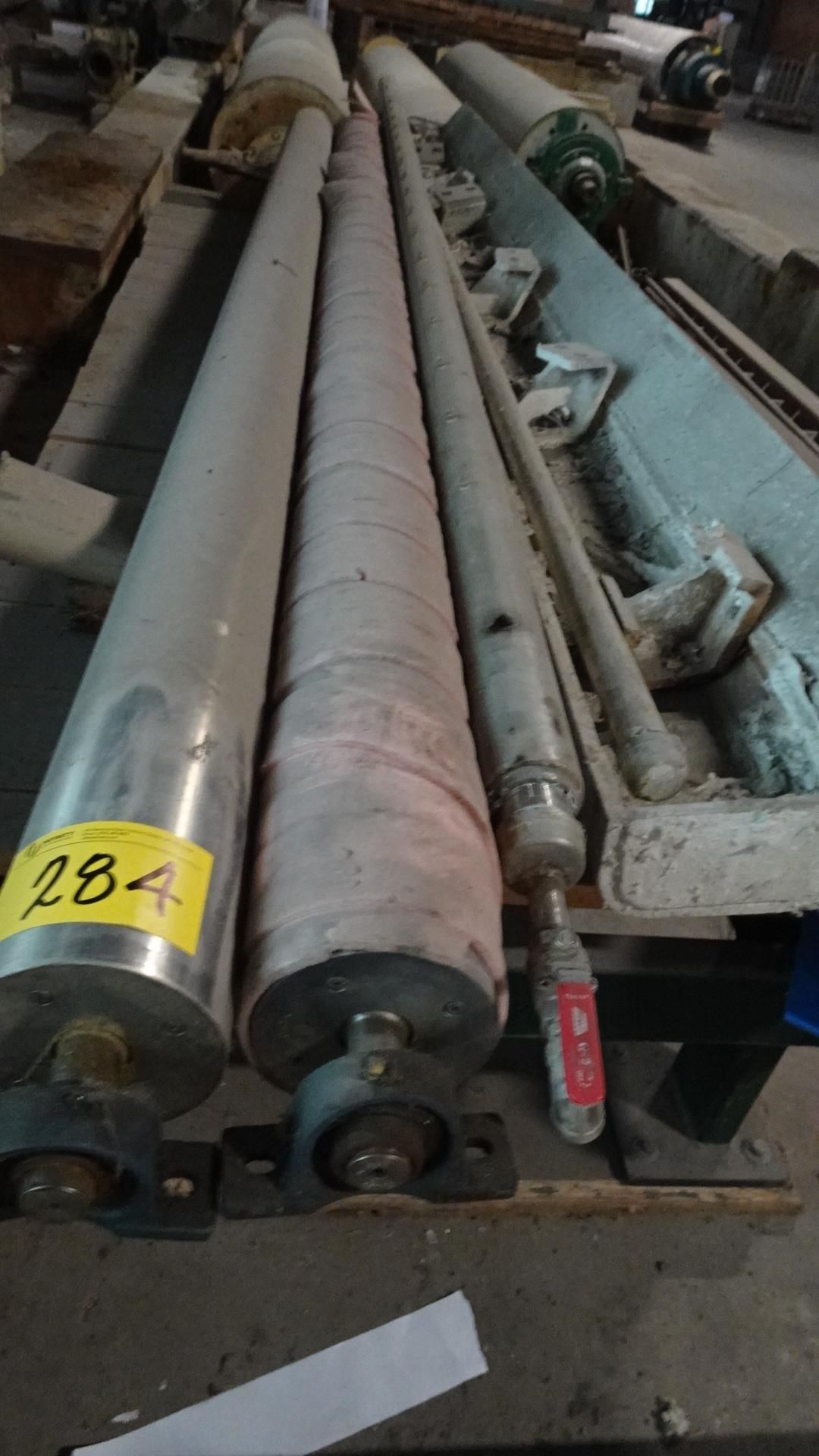 ASSORTED PAPER MACHINE ROLLS ETC. (LOT 284) (RIGGING FEE $210) - Image 3 of 3