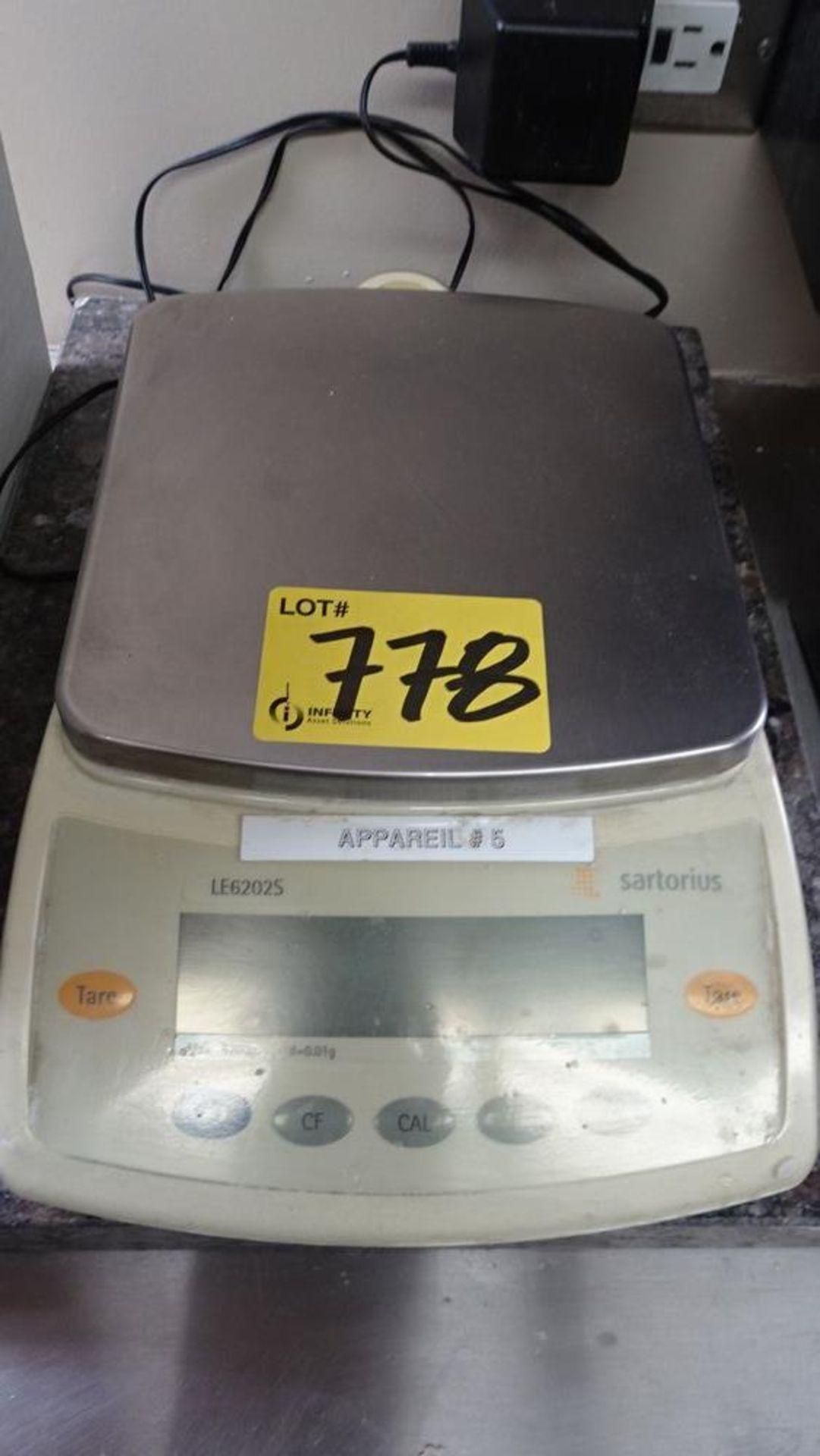 SARTORIUS LE6202S DIGITAL READ-OUT SCALE