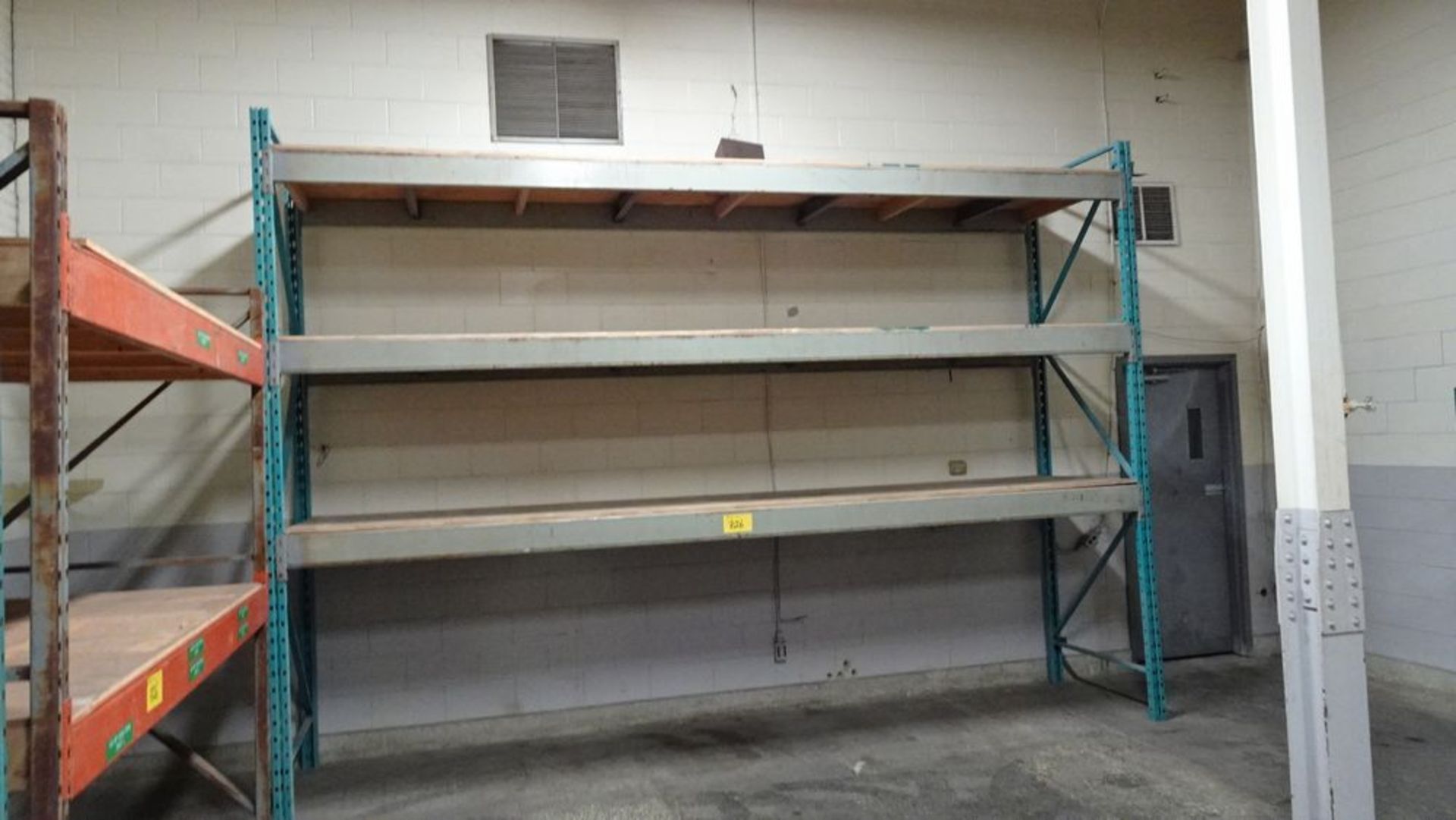 LOT (6) SECTIONS PALLET RACKING (RIGGING FEE $210) - Image 4 of 7