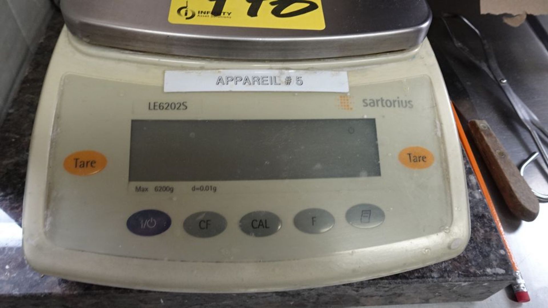 SARTORIUS LE6202S DIGITAL READ-OUT SCALE - Image 2 of 2