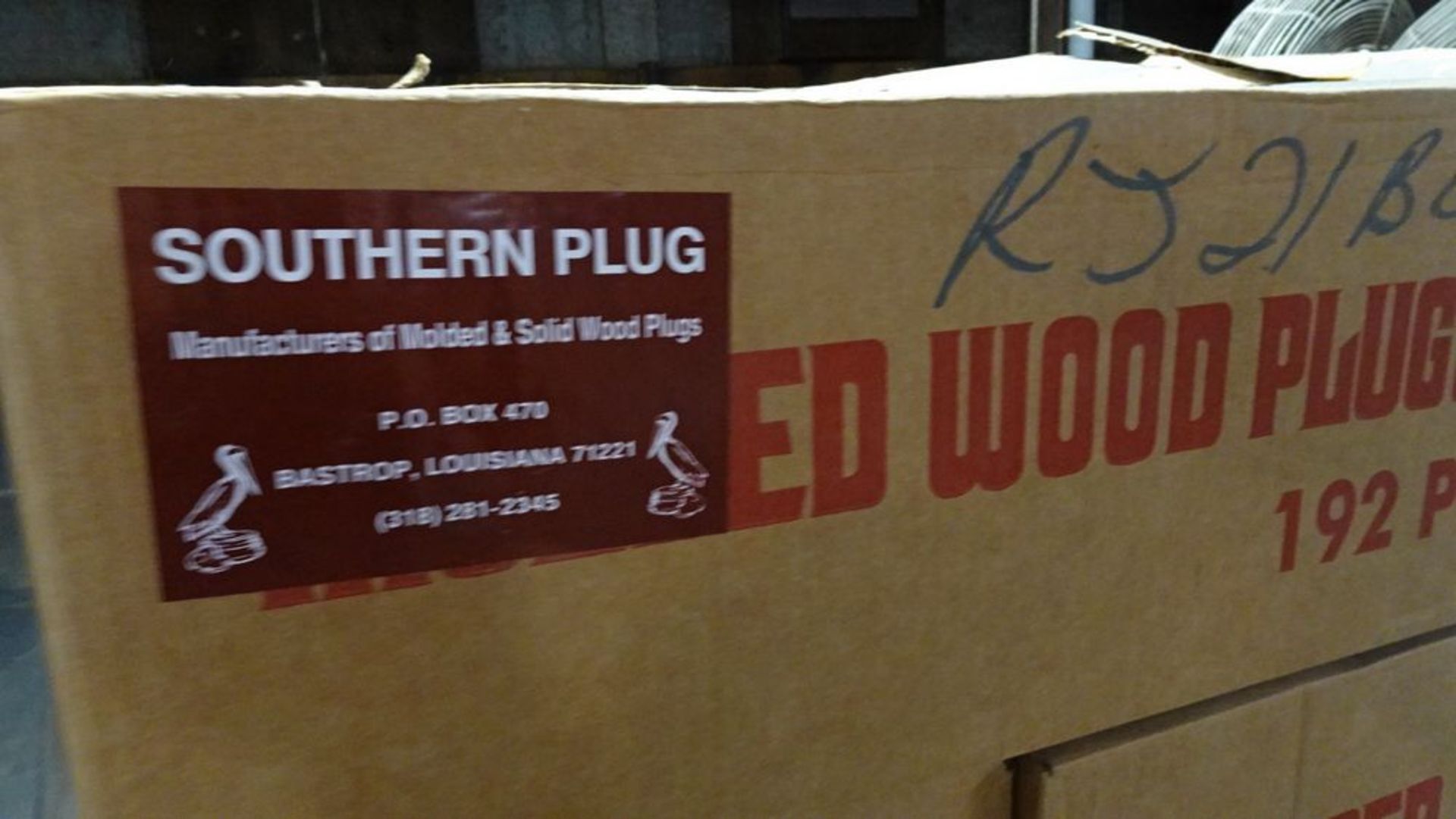 PALLET OF SOUTHERN PLUG WOOD PLUGS (RIGGING FEE $25) - Image 3 of 4