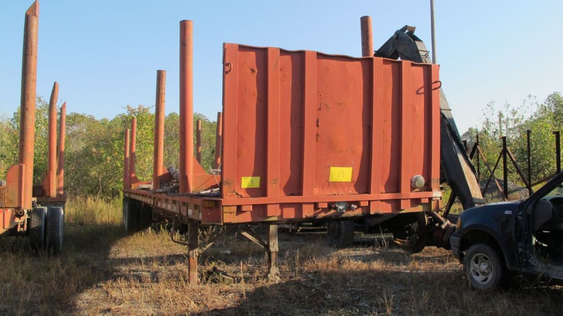 GREAT DANE LOG TRAILER, 40' LONG (AREA 28 - WEST WOOD YARD) - Image 6 of 6