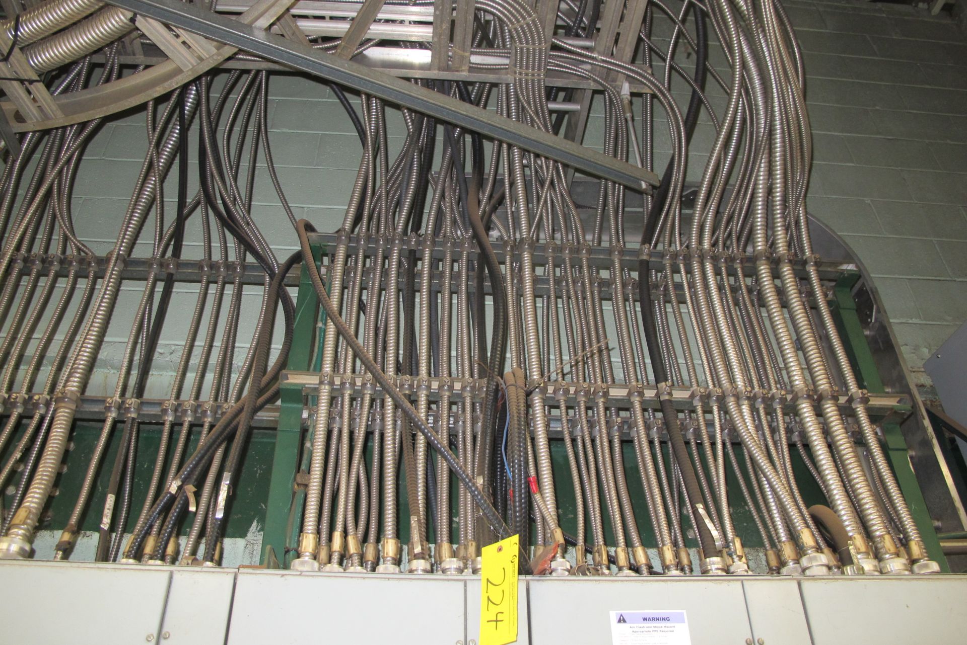 LARGE QTY OF ASST. TECH CABLE, COPPER WIRE, ETC. THROUGHOUT SITE TO INCLUDE: APPROX 200' OF TECH