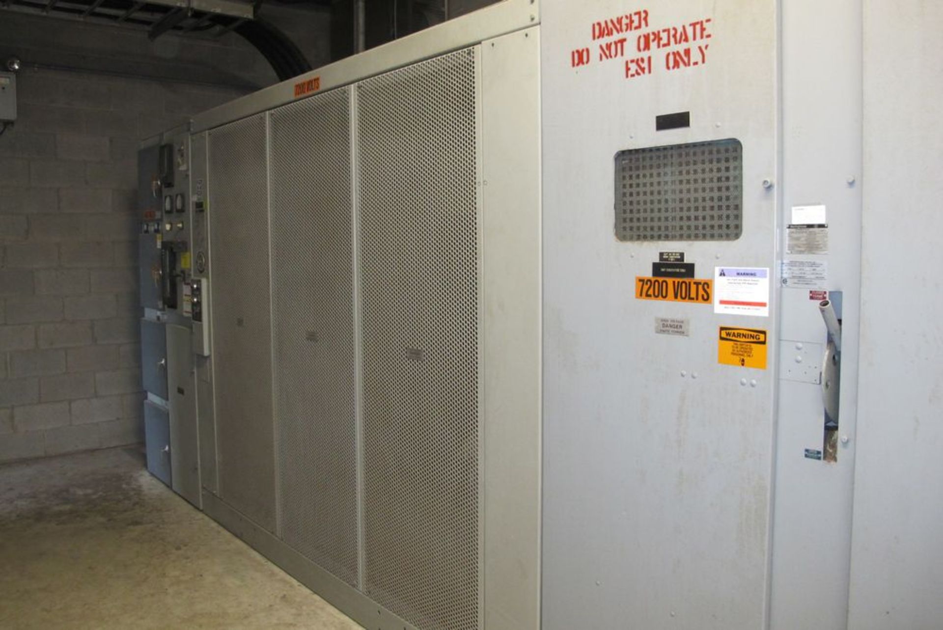 WESTINGHOUSE ASL DRY TYPE TRANSFORMER, 1500 KVA, 10120 LBS, S/N T-28-1 (POSSIBLE LATE PICK REMOVAL),