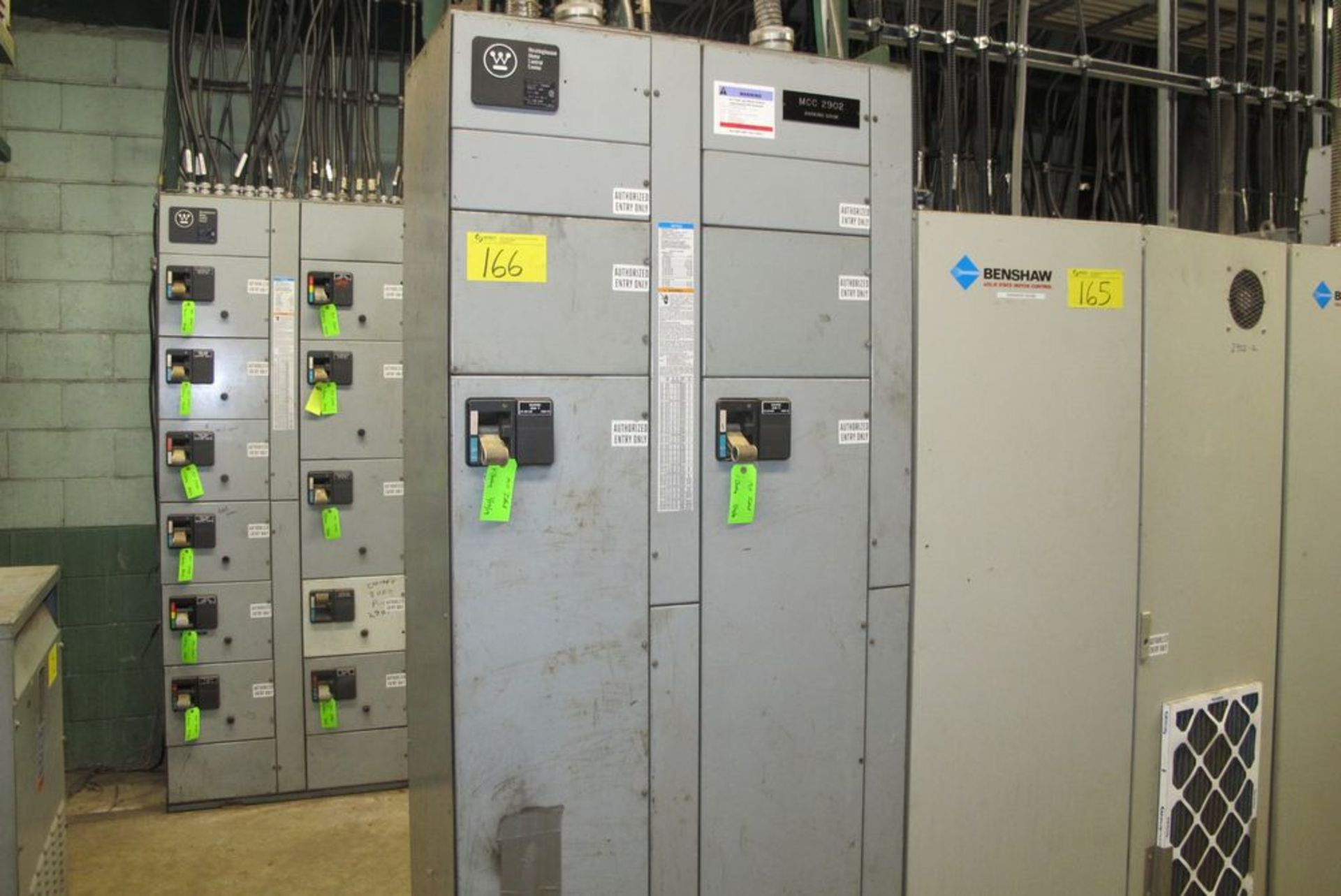 WESTINGHOUSE MCC2901, 460V, 3 PHASE, 60HZ (WOOD BLDG 29 - 1ST FL SUBSTATION)