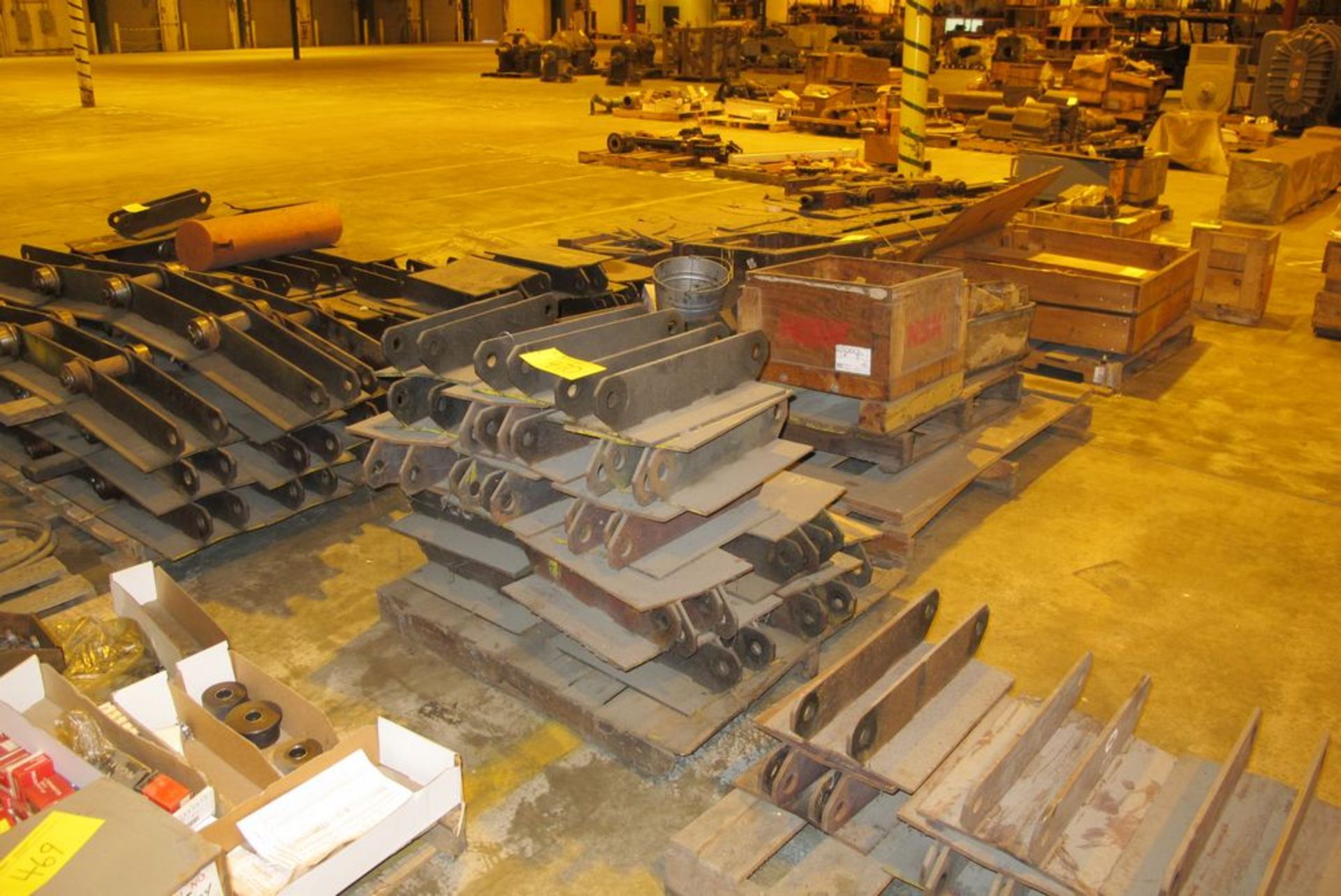 LOT OF 7 PALLETS OF CONVEYOR PARTS (WHSE 52)