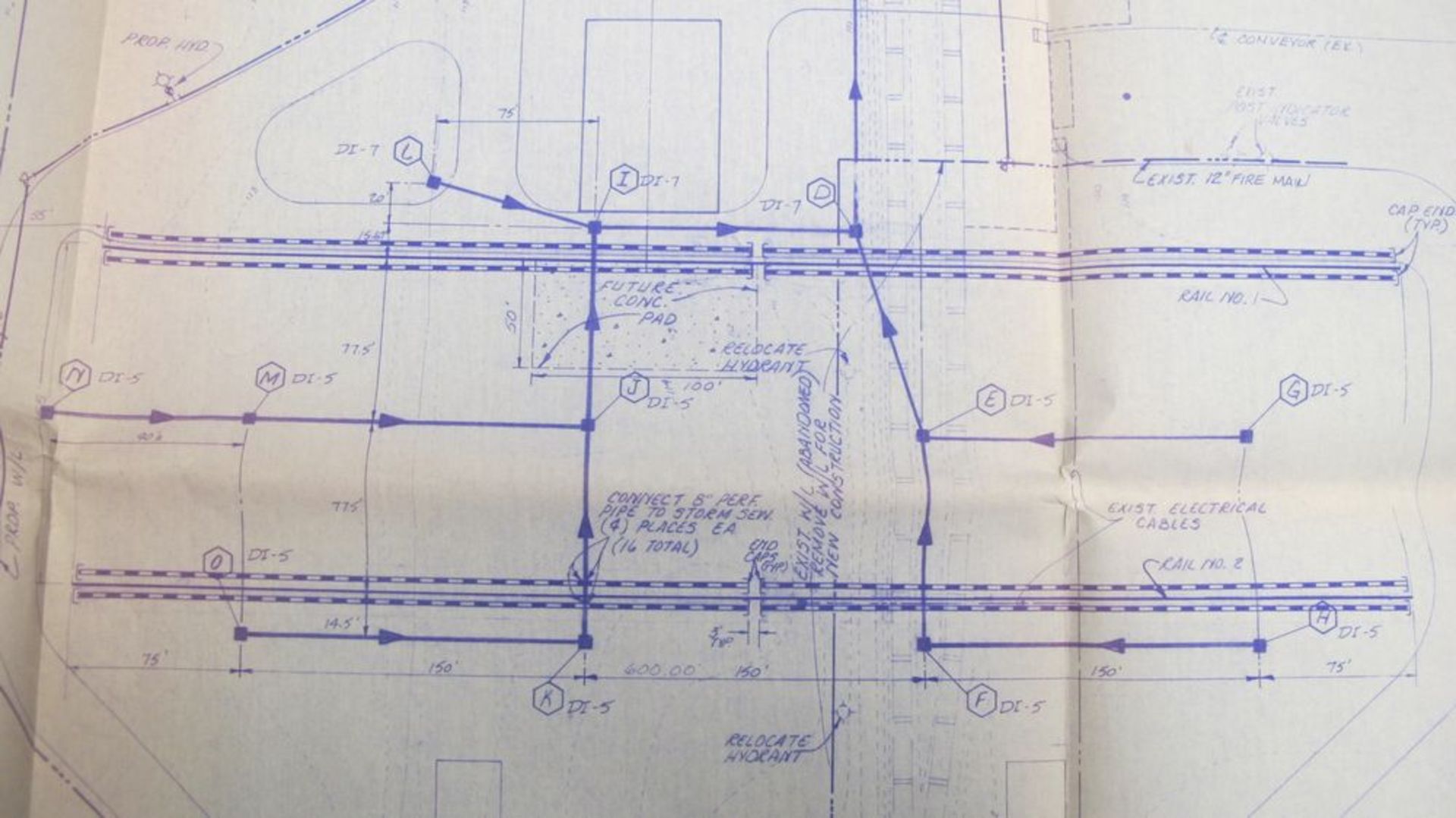 LOT OF 1200' OF 4"W X 6"D STEEL RAIL (COMPRISED OF 2 X 600' LENGTHS (WOOD YARD) - Image 2 of 2