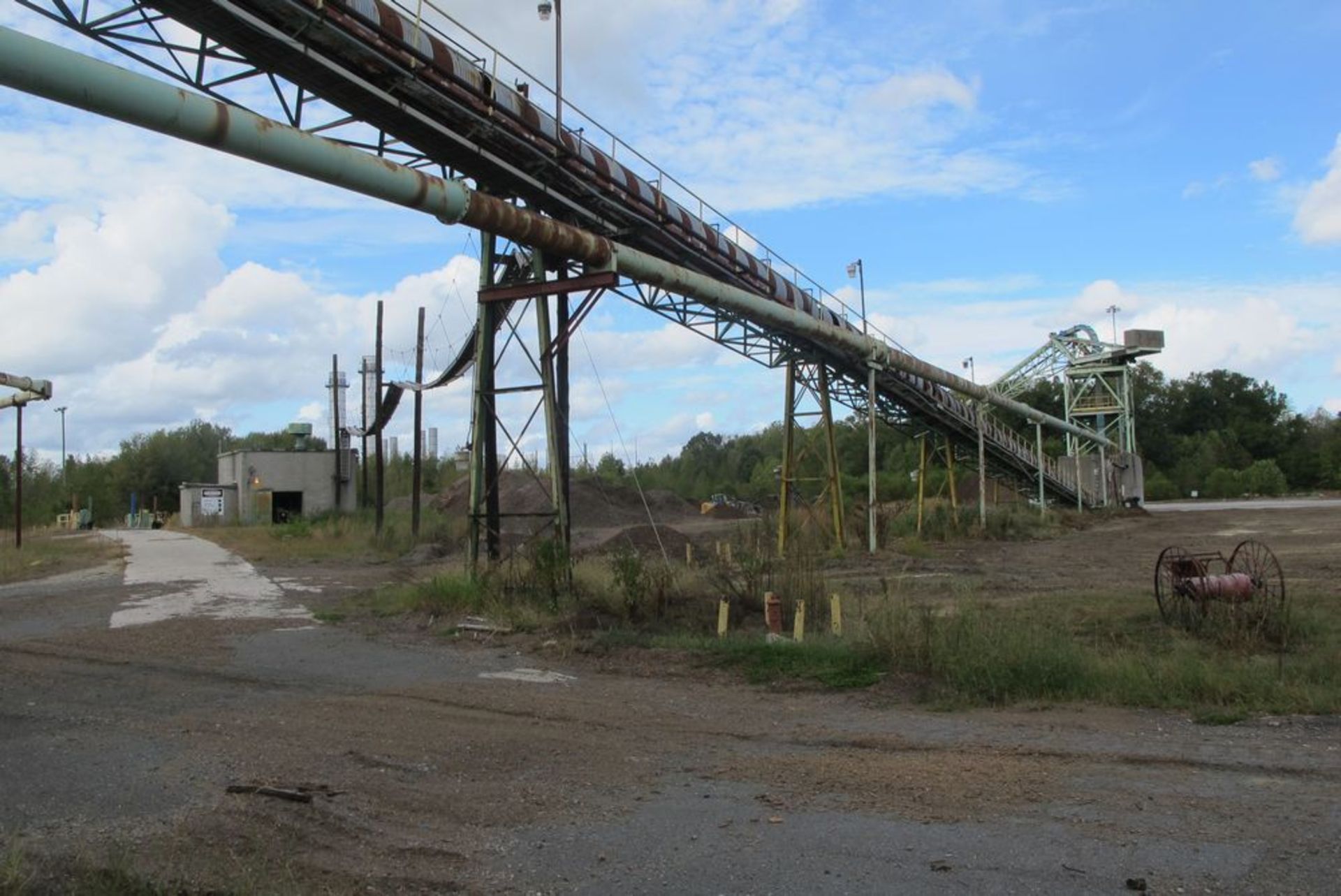 AIR/CHIP BLOWER PIRE FROM OUTSIDE AIR TO COBRA CHIP TOWER BASE (APPROX 300' OF PIPE AND 5 SUPPORT - Image 6 of 8