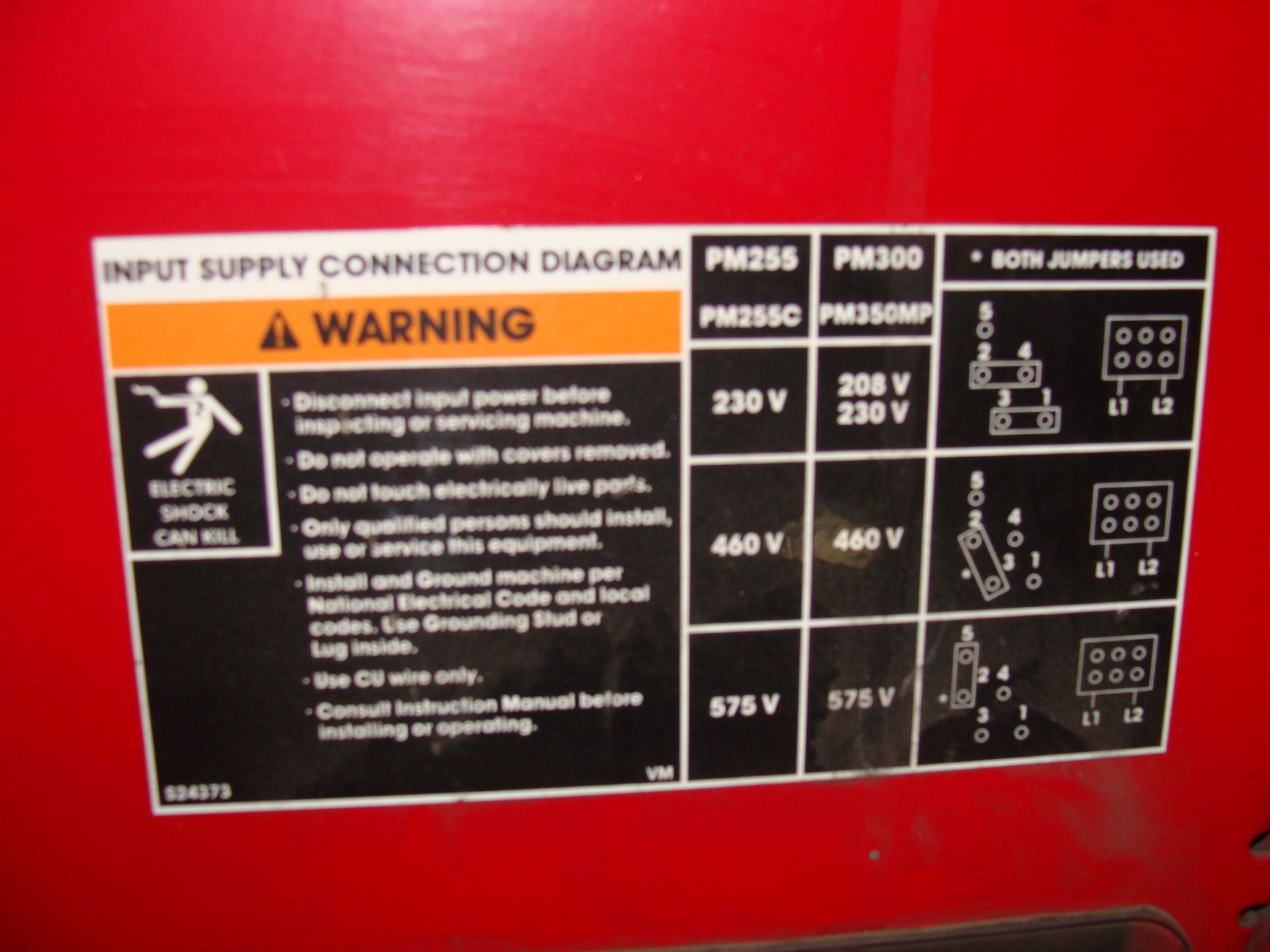 LINCOLN ELECTRIC POWER MIG 255C WELDER - Image 5 of 5