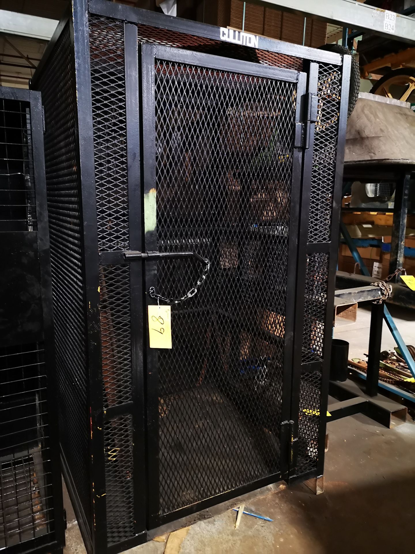 49" X 88" X 49" STEEL/MESH CAGE