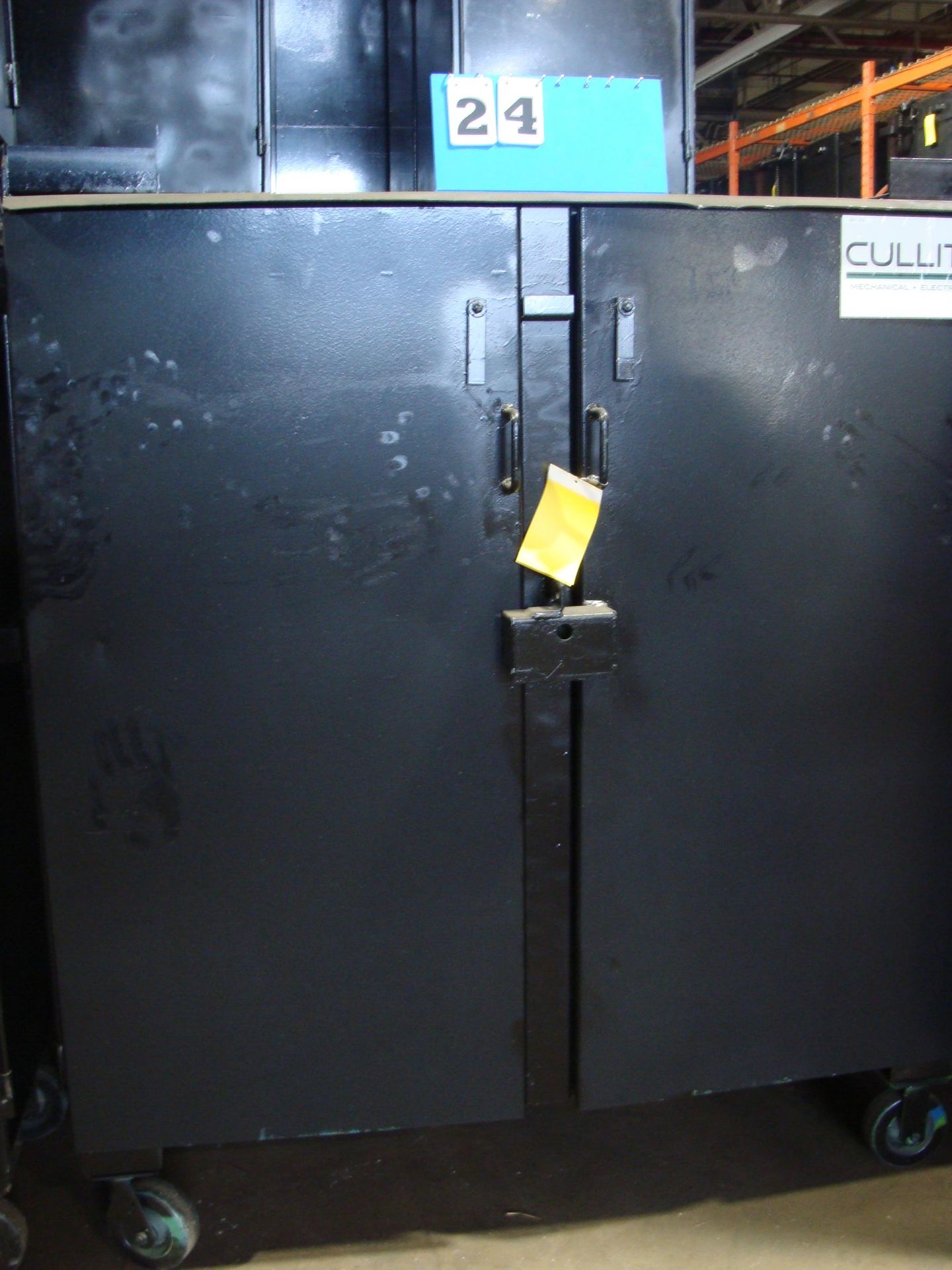 DELTA CONSOLIDATED DOUBLE SIDE 2-DOOR PORTABLE JOB BOX, 60" X 24" X 68"