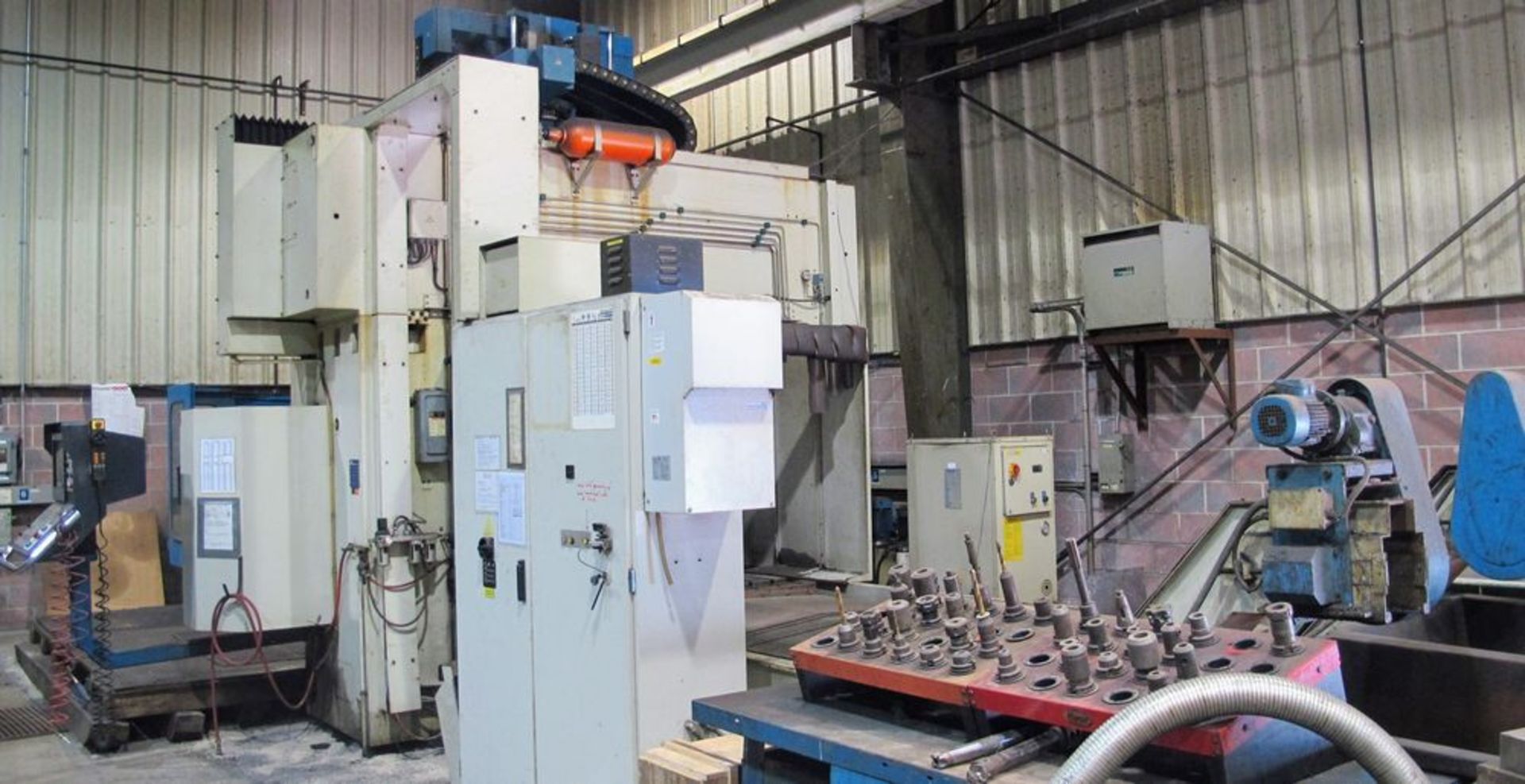 2000 NICOLAS CORREA FP-40/40 CNC Bridge Type Vertical Machining Center, s/n 8951101, 50” x 160” - Image 11 of 15