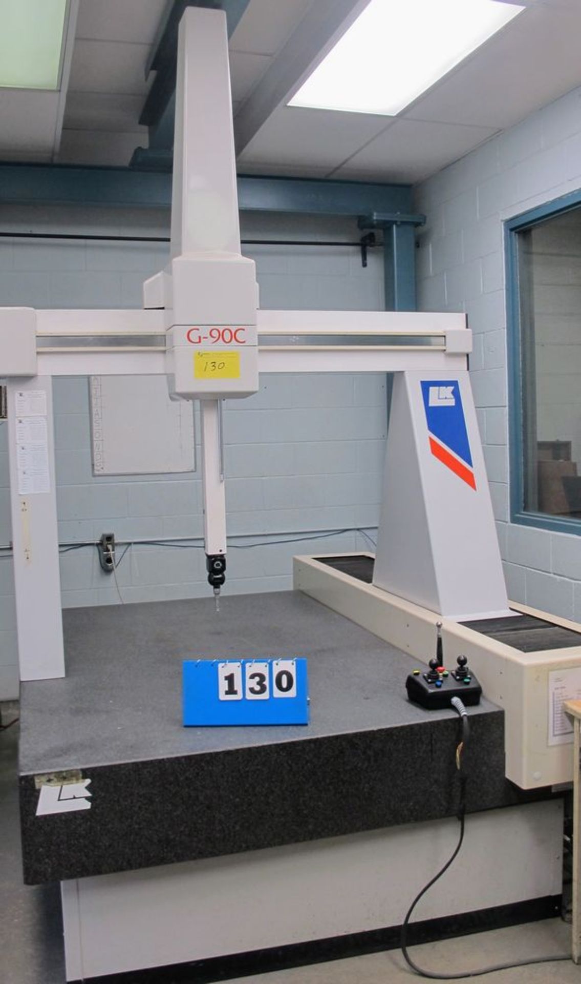 LK G-90C CMM, 79” x 53.5”, s/n G90C/16955/99 w/ LK Power Supply, Renishaw PH9A Probe, Renishaw PI