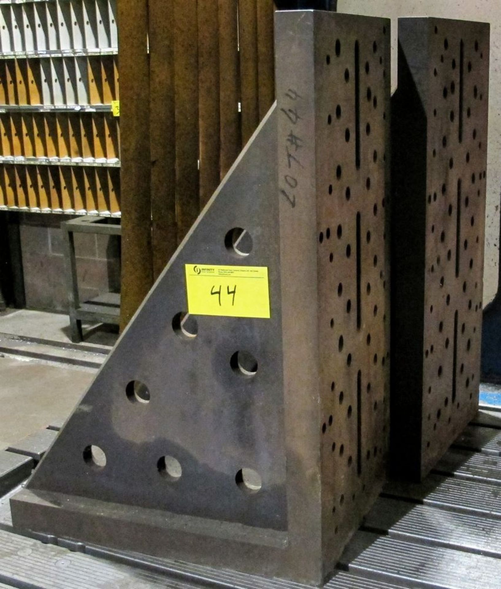 PAIR OF 39"H X 27"L X 18"W ANGLE PLATES