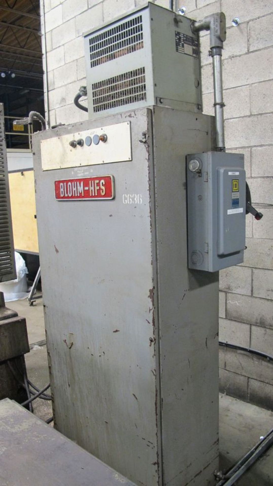 BLOHM-HFS Surface Grinder, 20” x 48” Magnetic Chuck, s/n 1101008, Neutrofier III Control Station - Image 8 of 11