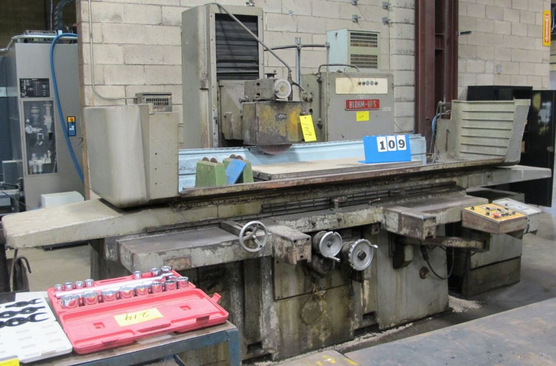 BLOHM-HFS Surface Grinder, 20” x 48” Magnetic Chuck, s/n 1101008, Neutrofier III Control Station