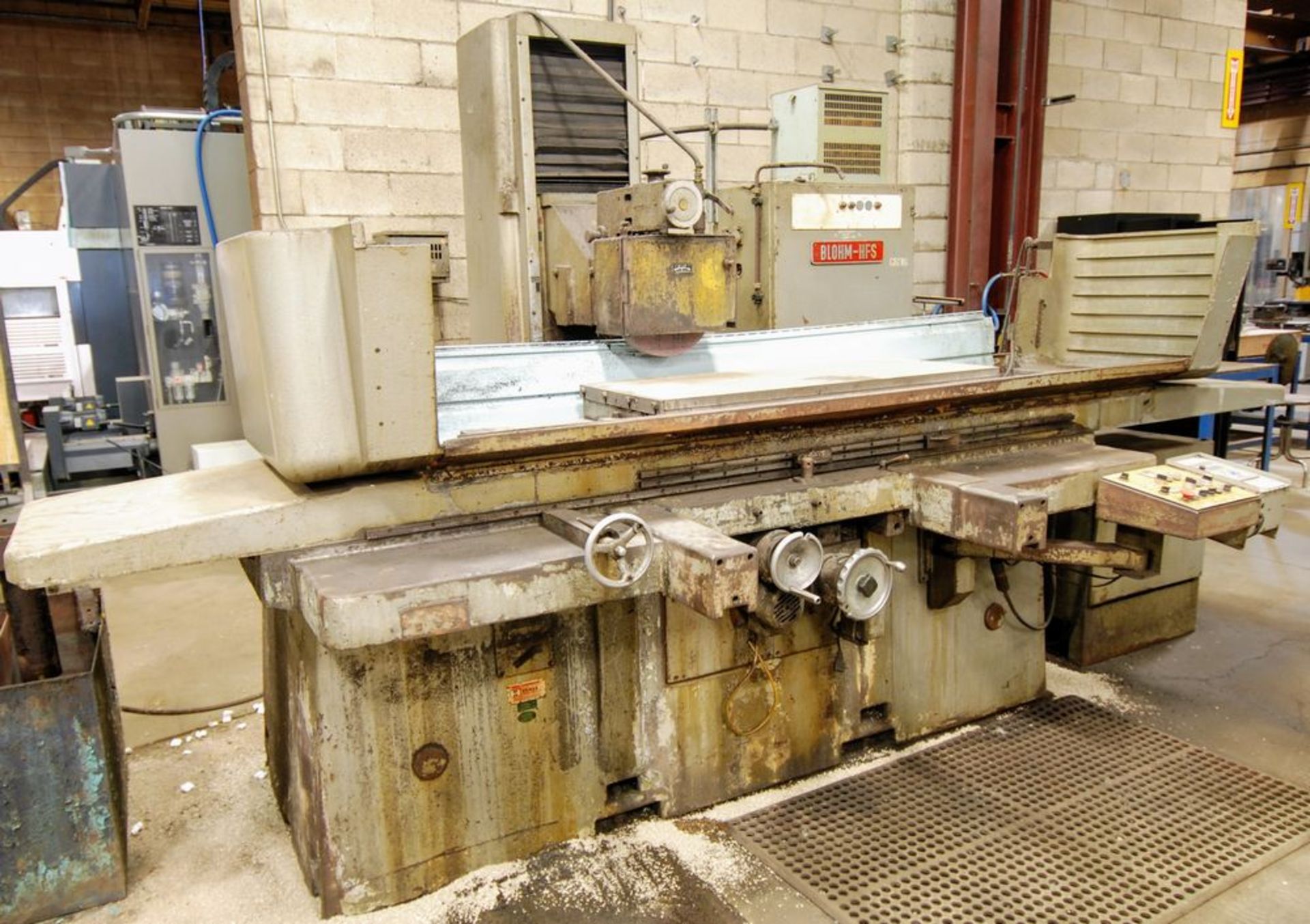 BLOHM-HFS Surface Grinder, 20” x 48” Magnetic Chuck, s/n 1101008, Neutrofier III Control Station - Image 2 of 11