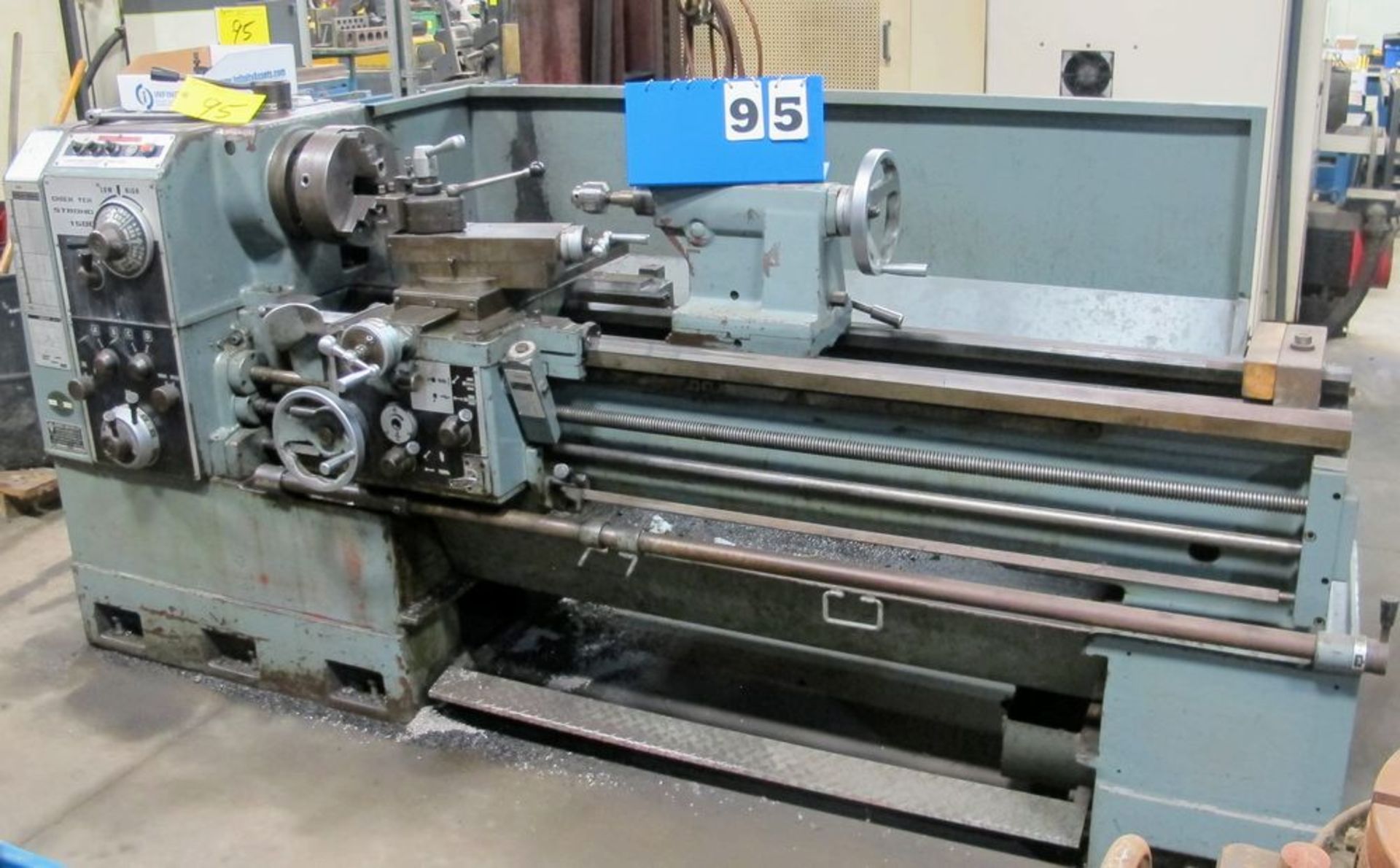 CHIEN YEH STRONG 1500 Engine Lathe, 3-Jaw Chuck, 20” Swing, 74” Bed, Tailstock, Tool Post, 1,800