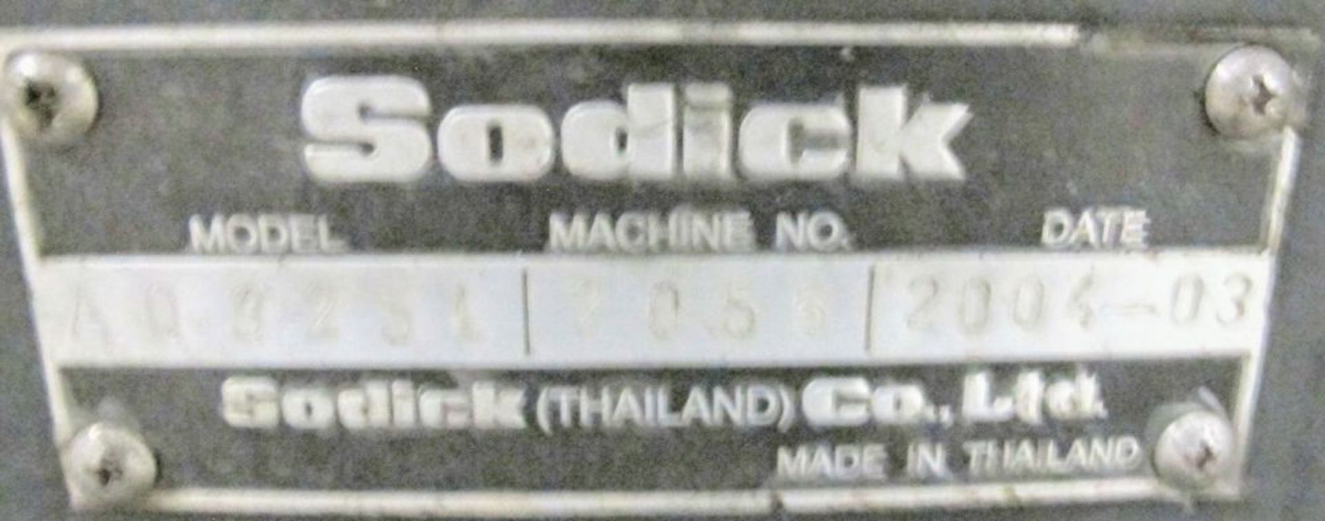 2004 SODICK AQ325L Wire EDM, LQ1W Control, s/n 2056, Travels: X-13.7”, Y-9.8”, Z-8.6”, UV-3.1”, Boyu - Image 13 of 14