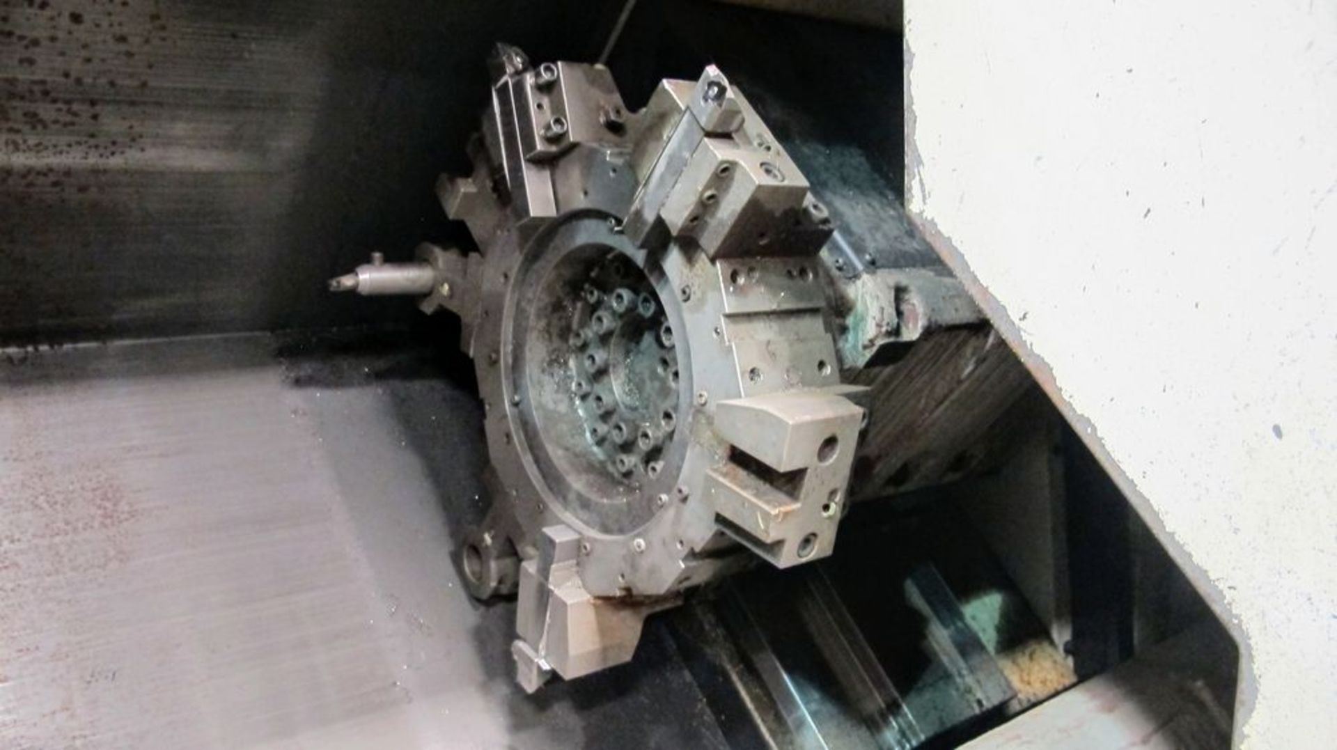 NAKAMURA-TOME SC-300 CNC Lathe, Fanuc Series 21-T CNC Control, 10” 3-Jaw Chuck, Tailstock, Turret, - Image 7 of 13