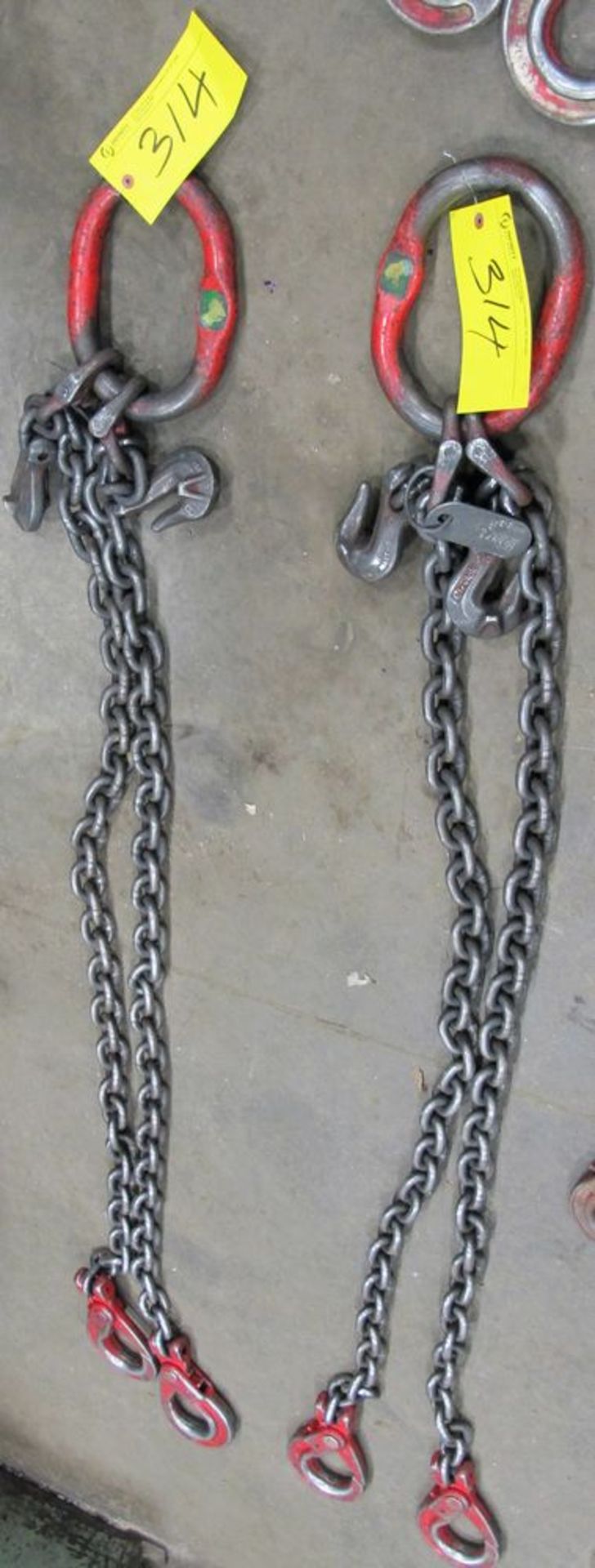 LOT (2) LIFTING CHAINS