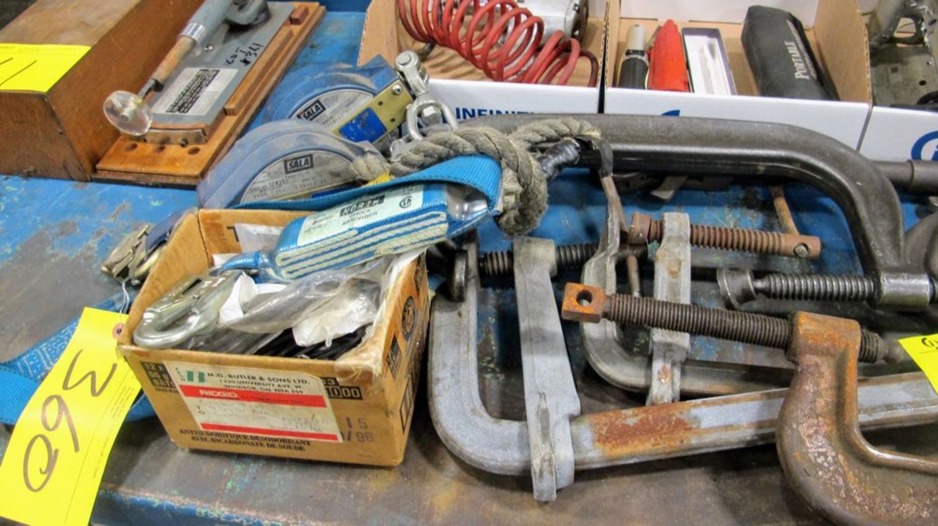 LOT ASST. POWER TOOLS, HAND TOOLS, CLAMPS, ETC. - Image 2 of 3