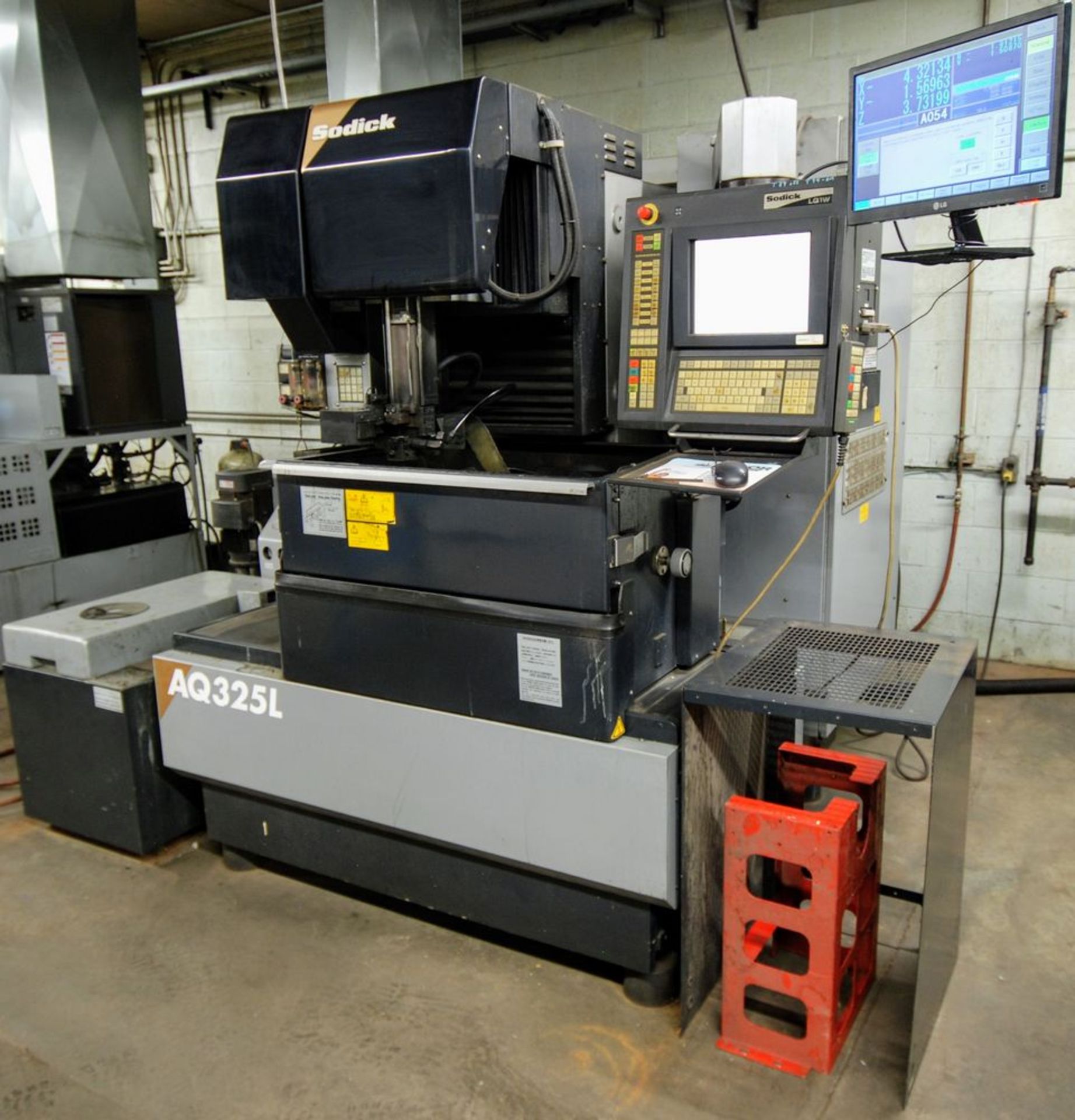 2004 SODICK AQ325L Wire EDM, LQ1W Control, s/n 2056, Travels: X-13.7”, Y-9.8”, Z-8.6”, UV-3.1”, Boyu - Image 3 of 14