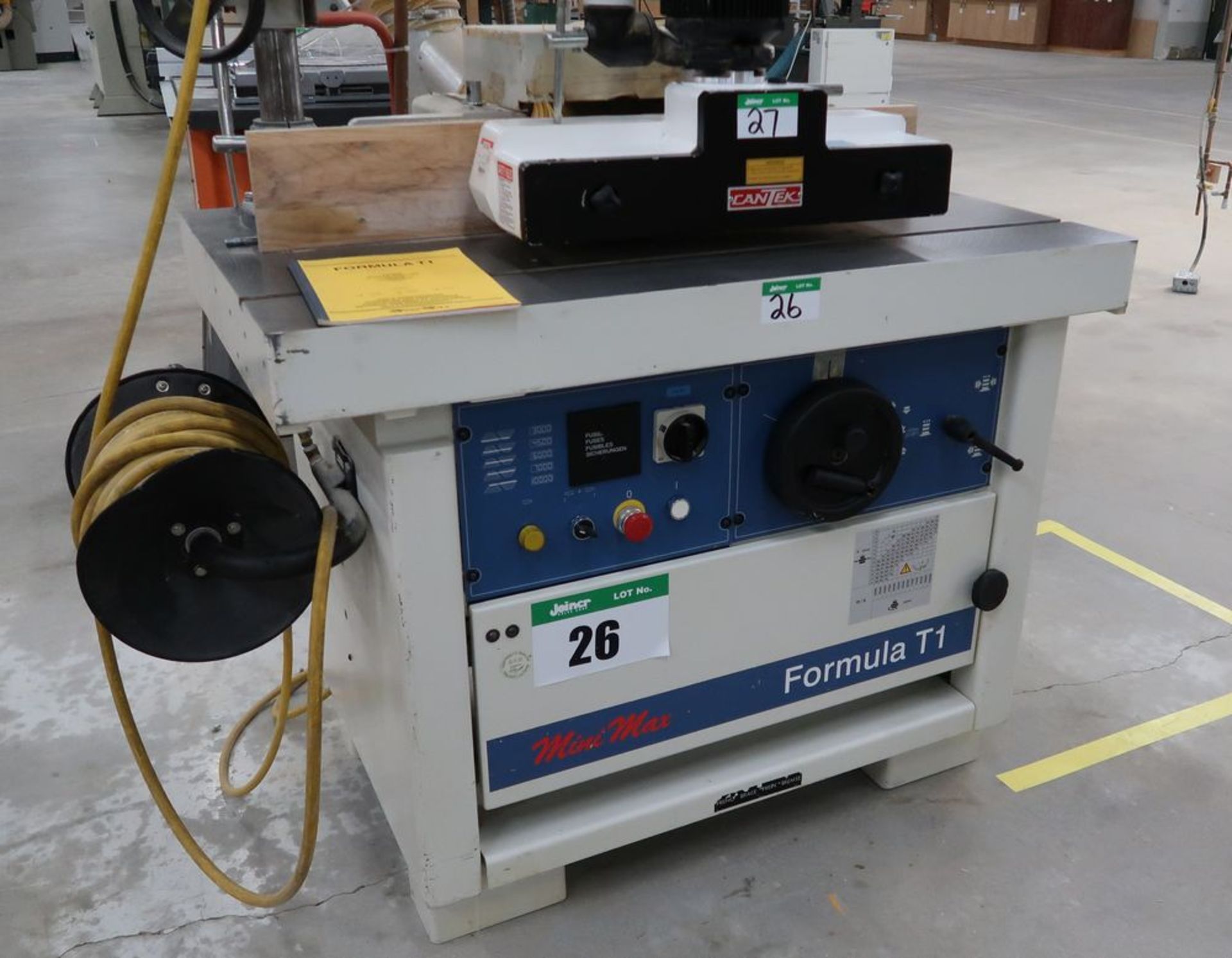 SCM MINIMAX FORMULA T1, SPINDLE SHAPER, 220V/3PH (NO FEEDER)