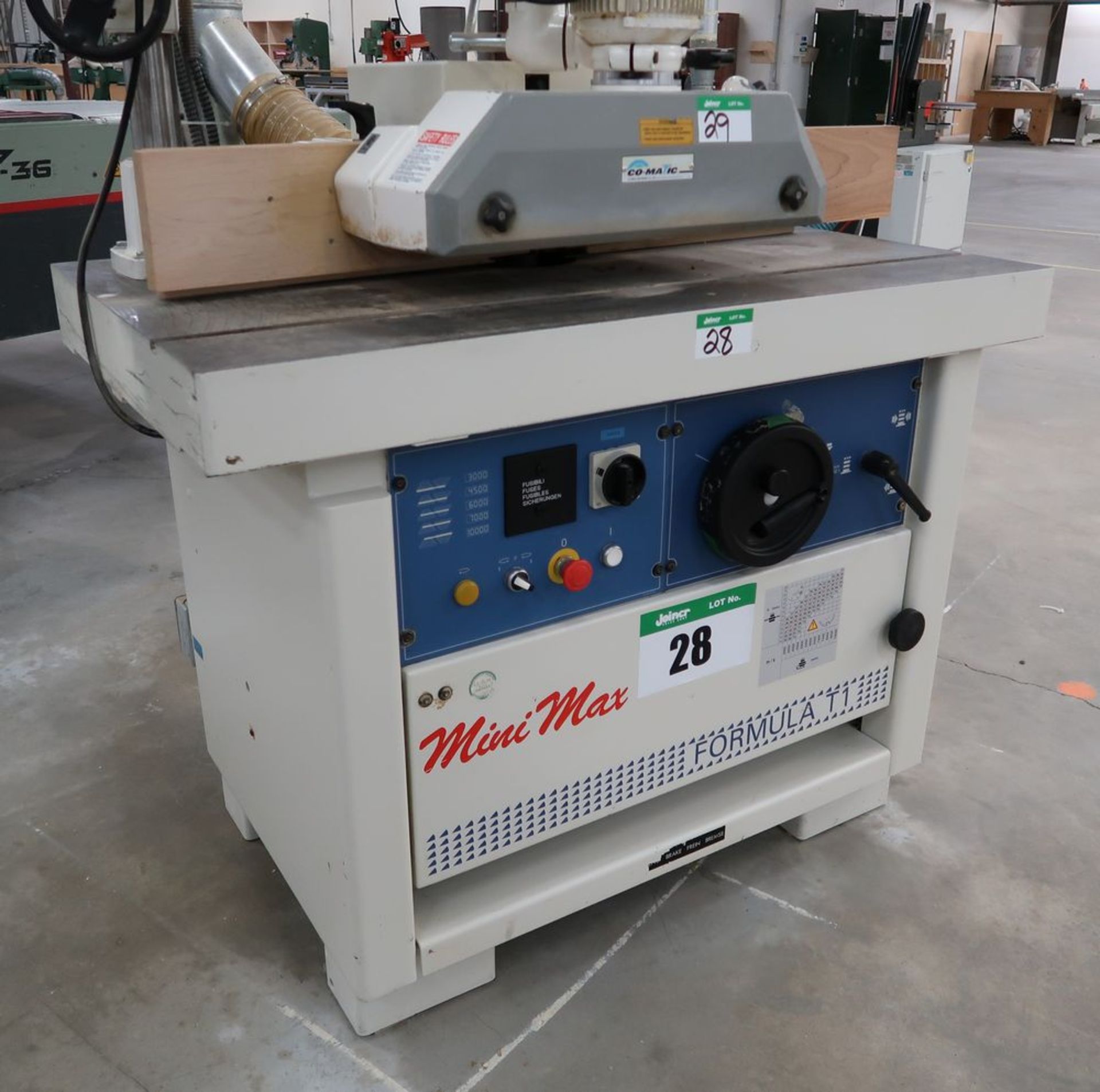 SCM MINIMAX FORMULA T1 SPINDLE SHAPER, 220V/3PH (NO FEEDER) - Image 2 of 4