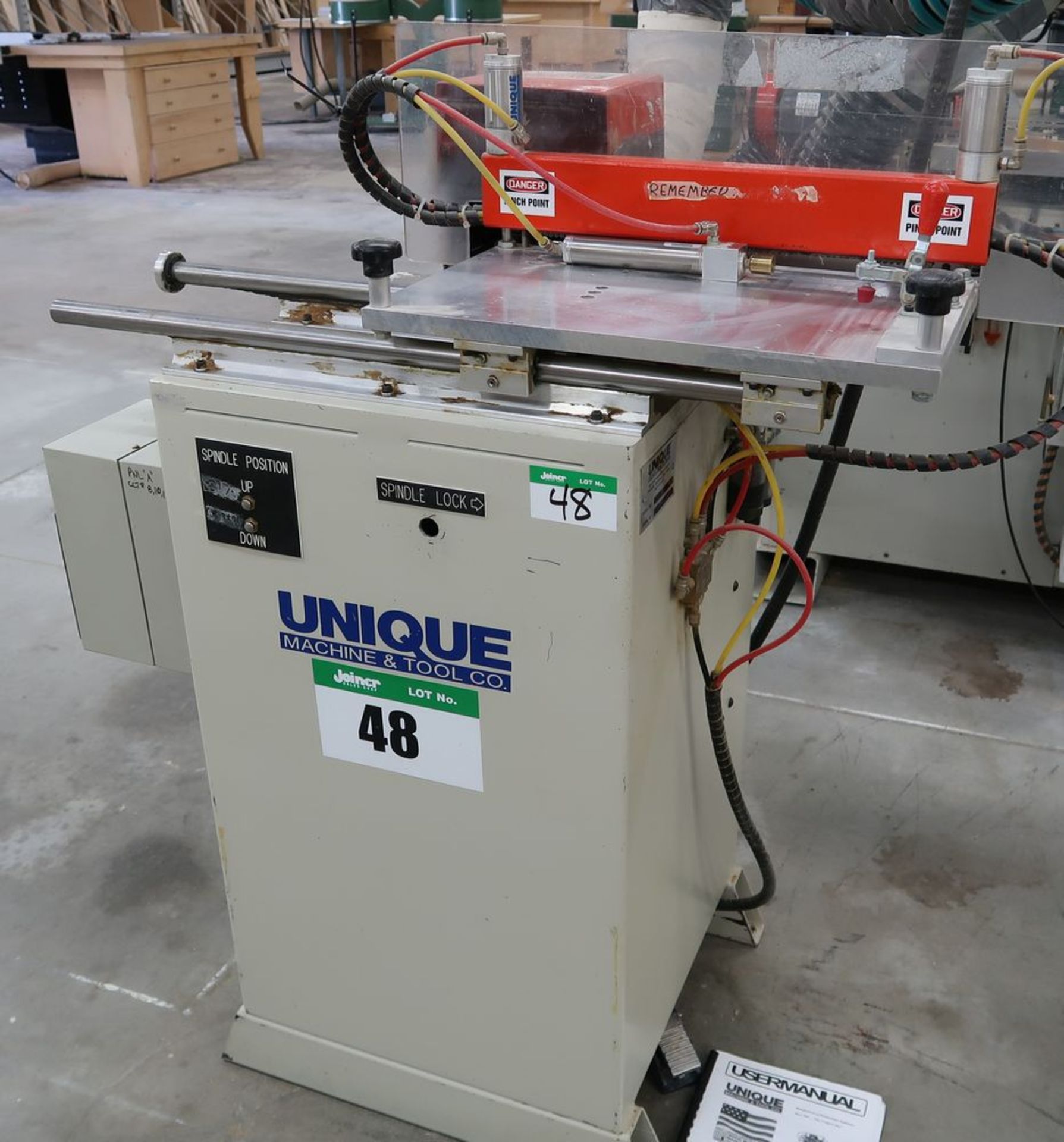 UNIQUE MOD. 2652 SINGLE END COPE MACHINE, 220V/3PH