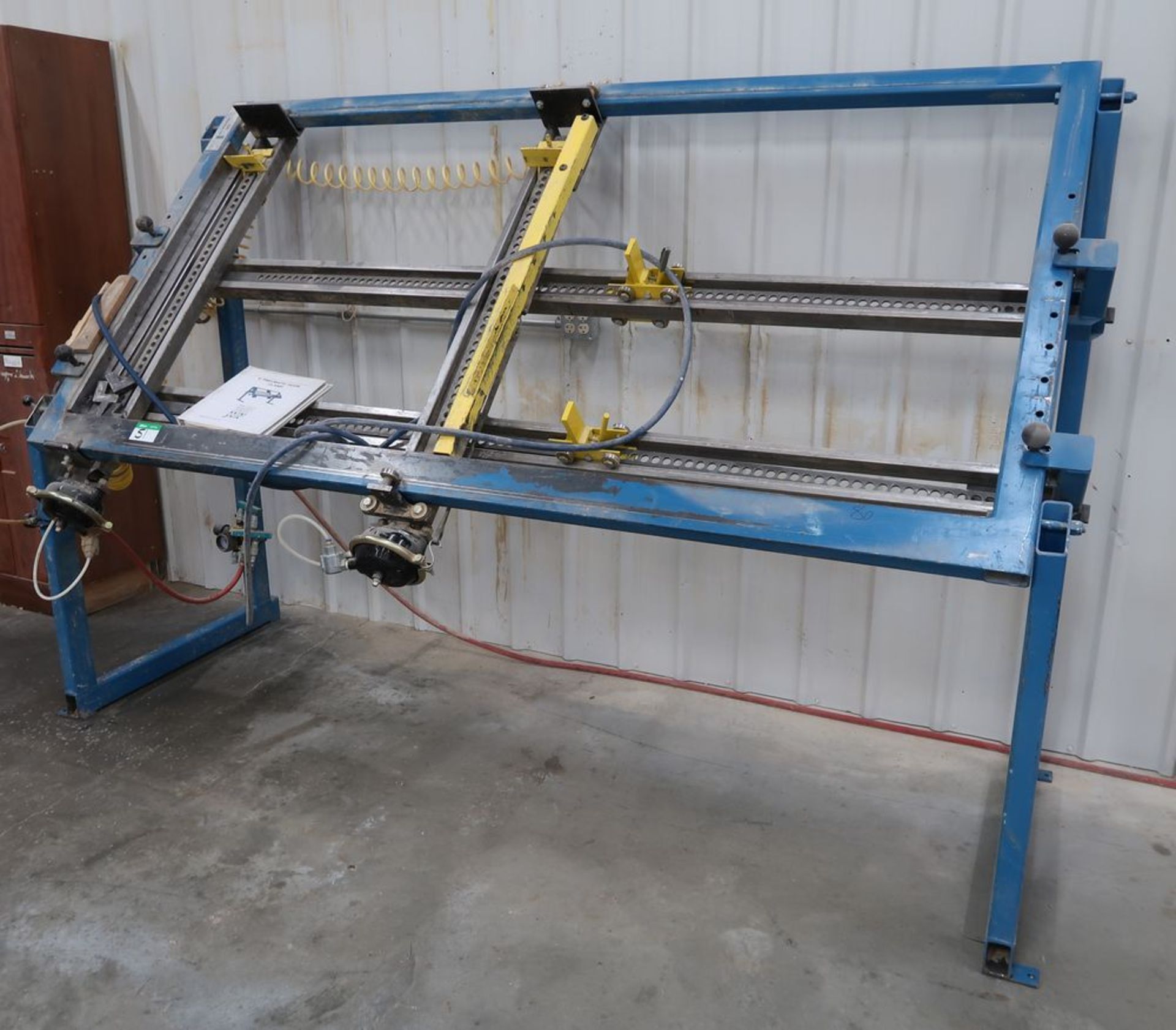 JTL 79K-7-DDC CLAMP TABLE 46" X 88", PNEUMATIC