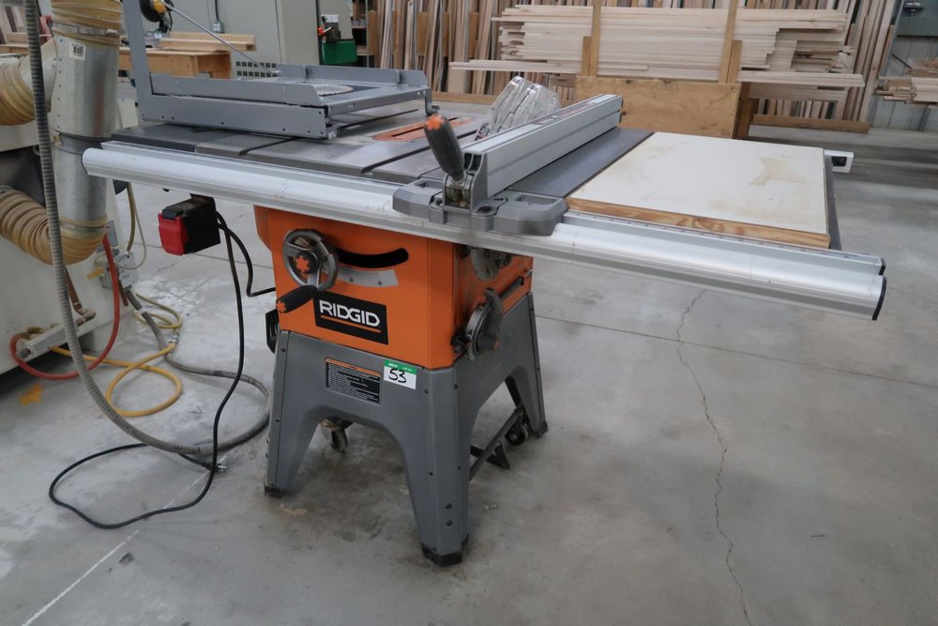 RIDGID R4512 10" TABLE SAW, 110V W/FENCE