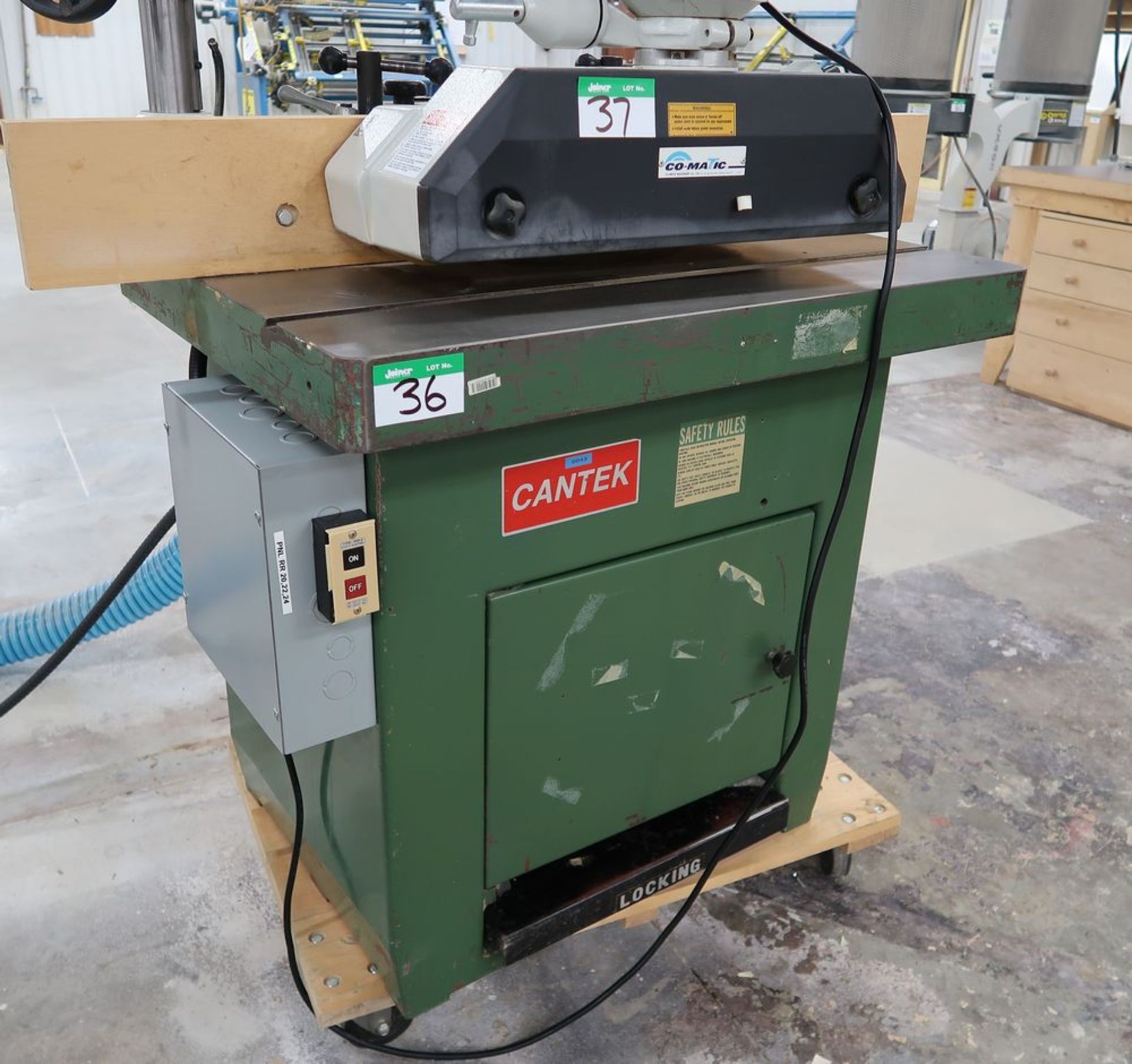 CANTEK HS-18 SPINDLE SHAPER, 220V/3PH (NO FEEDER)