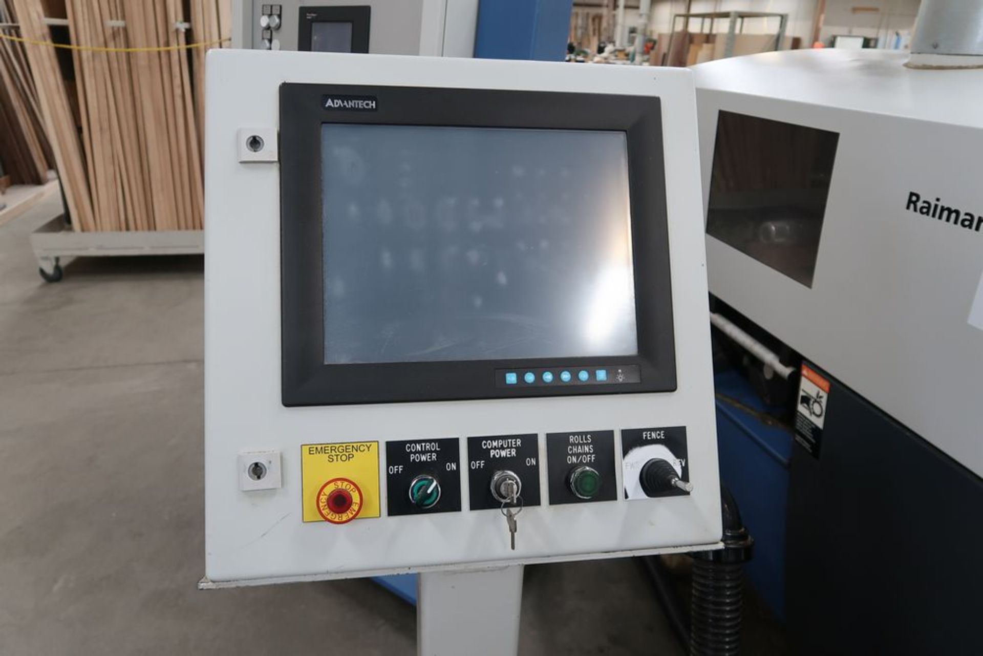 RAIMANN WEINIG PROFIRIP KM 310M MULTI RIP SAW ADVANTAGE TOUCH SCREEN PENDANT CONTROL PREFACE TOUCH - Image 4 of 5