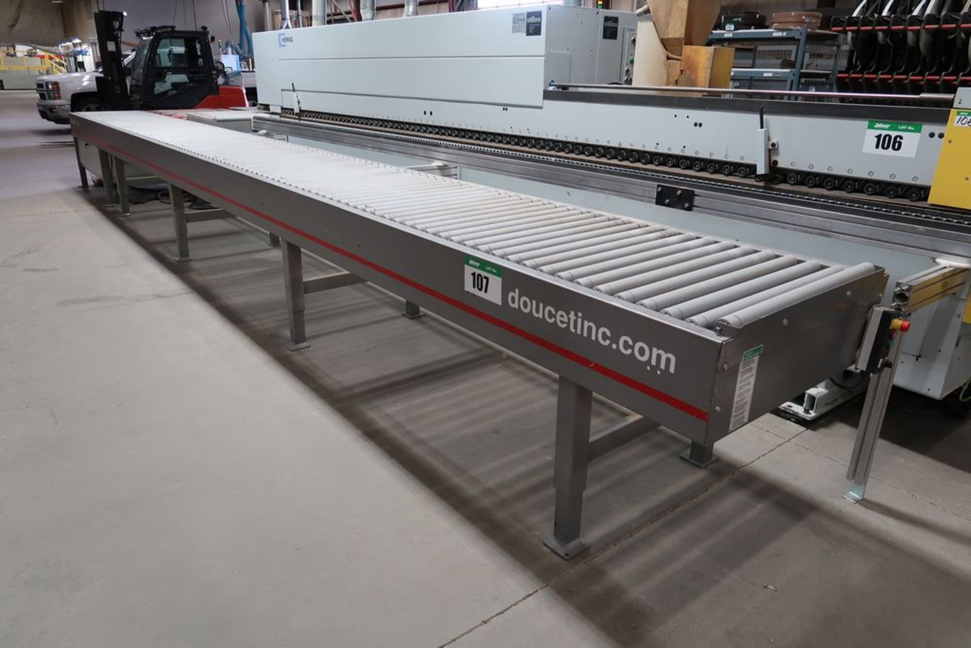 DOUCET BT3-30 RETURN CONVEYOR SYSTEM - MOD. BT3-30-5-29-G - Image 2 of 2