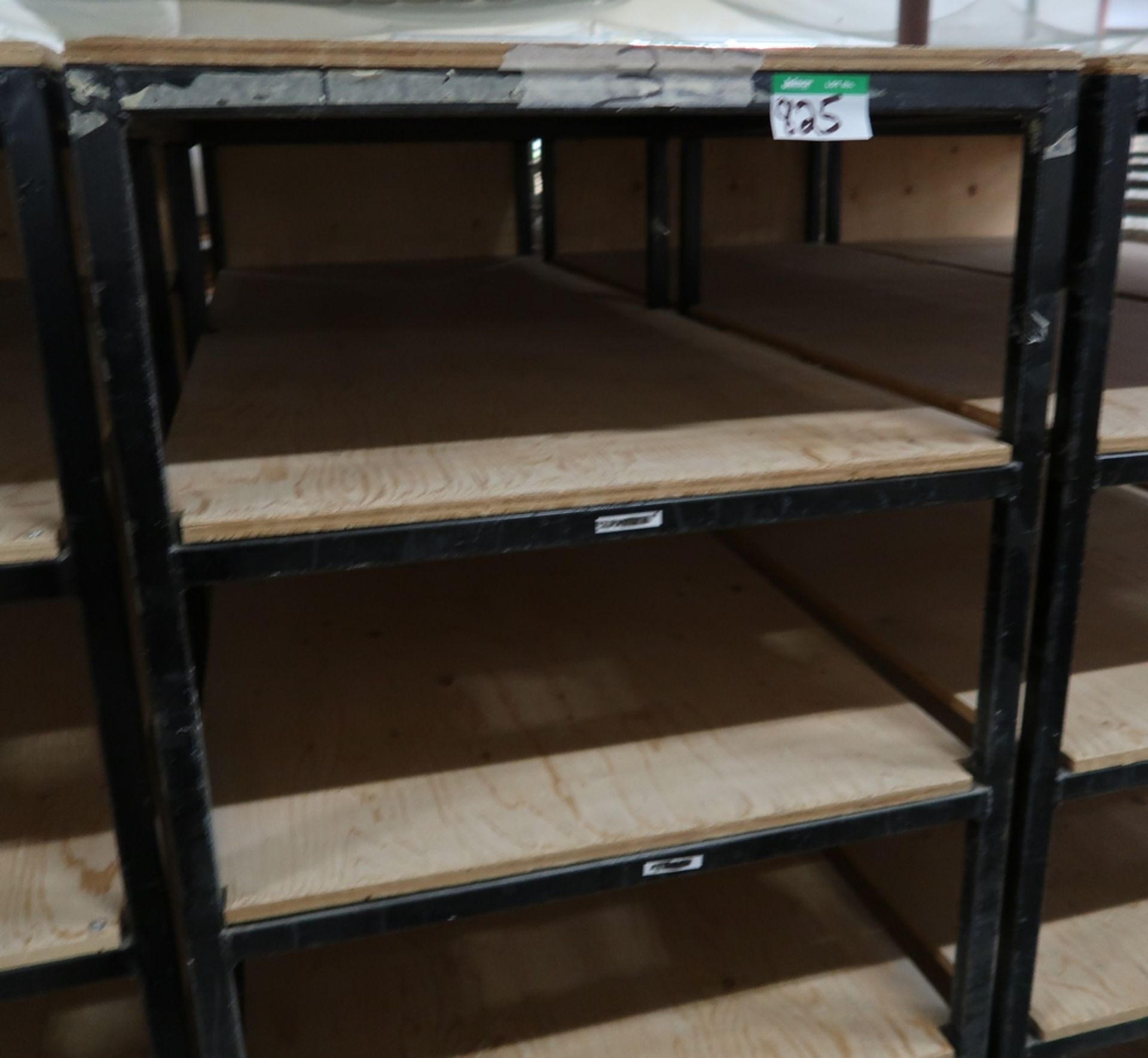 STEEL FRAMED ROLLING SHELF CART