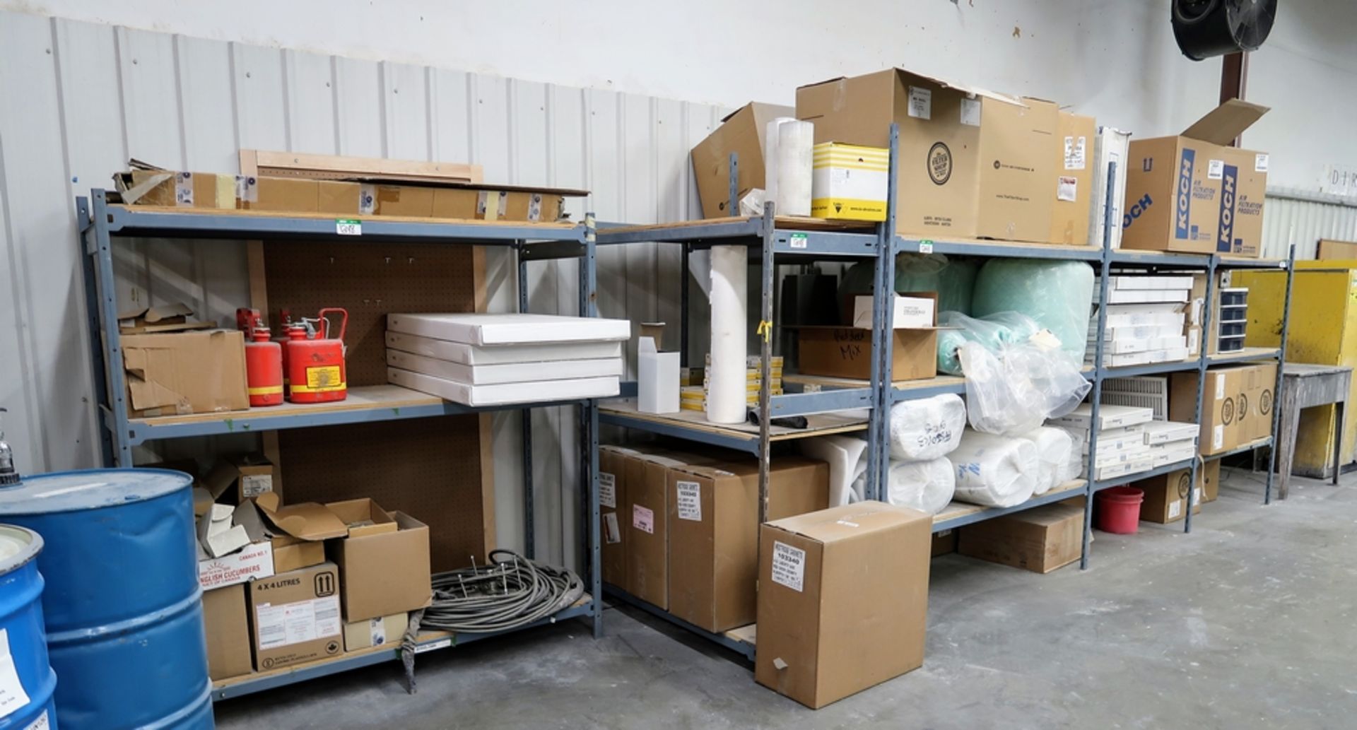5 SECTIONS OF REDIRACK SHELVING