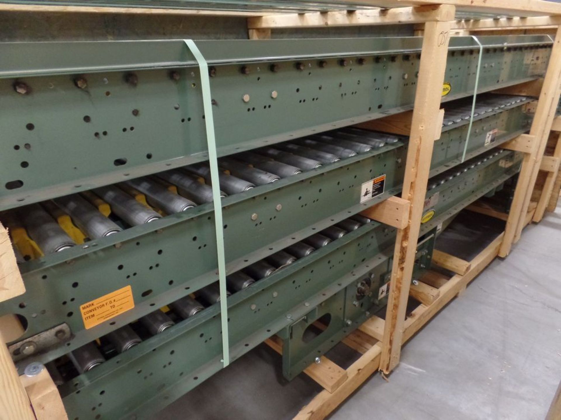 ASST.CONVEYORS - (SEE PHOTOS FOR INFO), CRATED FOR SHIPPING. (SUBJECT TO BULK BID LOT 40)