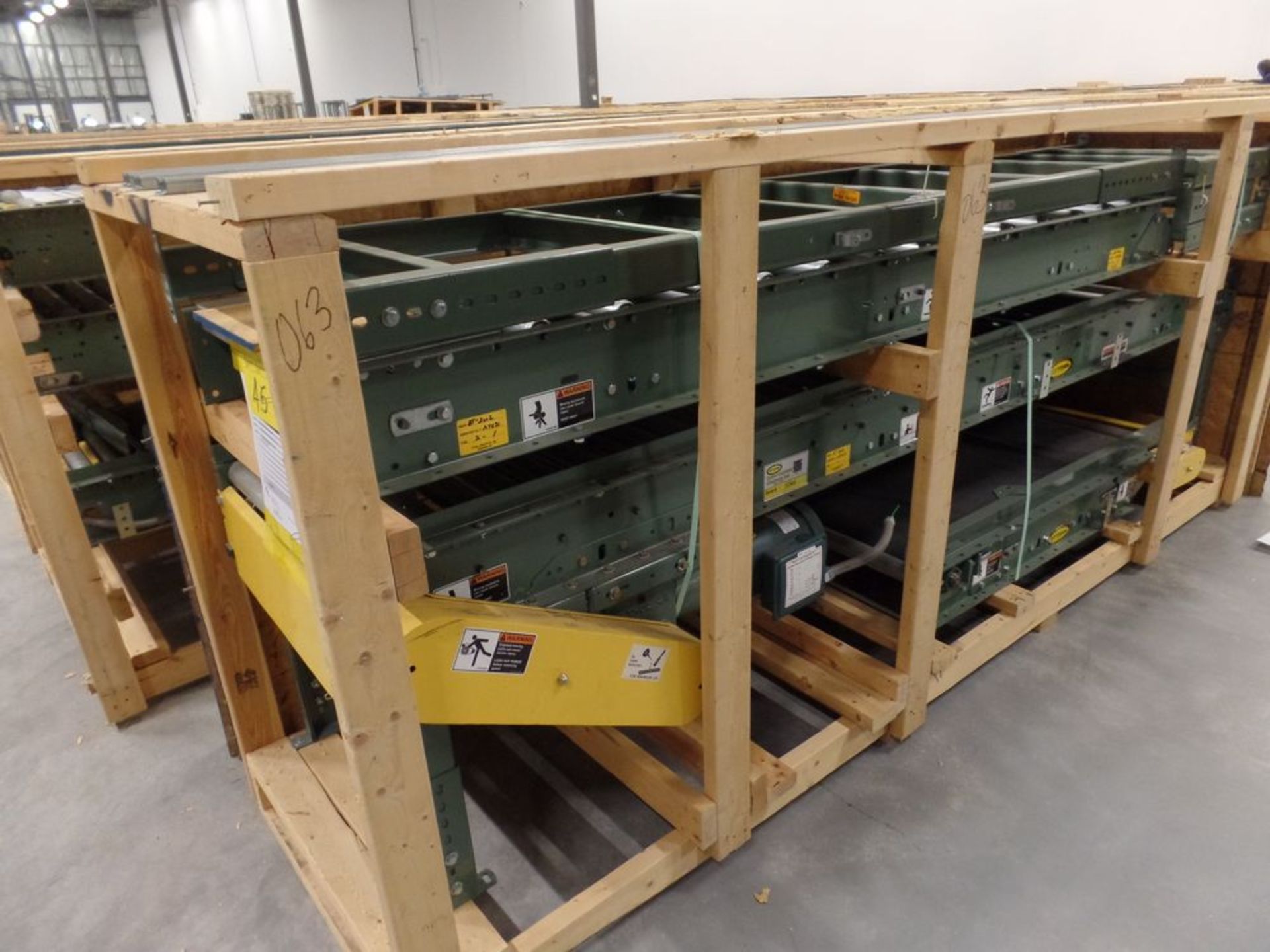 ASST.CONVEYORS - (SEE PHOTOS FOR INFO), CRATED FOR SHIPPING. (SUBJECT TO BULK BID LOT 40)