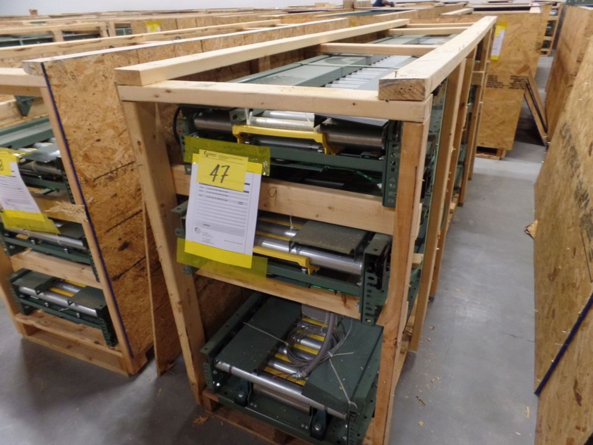 ASST.CONVEYORS - (SEE PHOTOS FOR INFO), CRATED FOR SHIPPING. (SUBJECT TO BULK BID LOT 40)